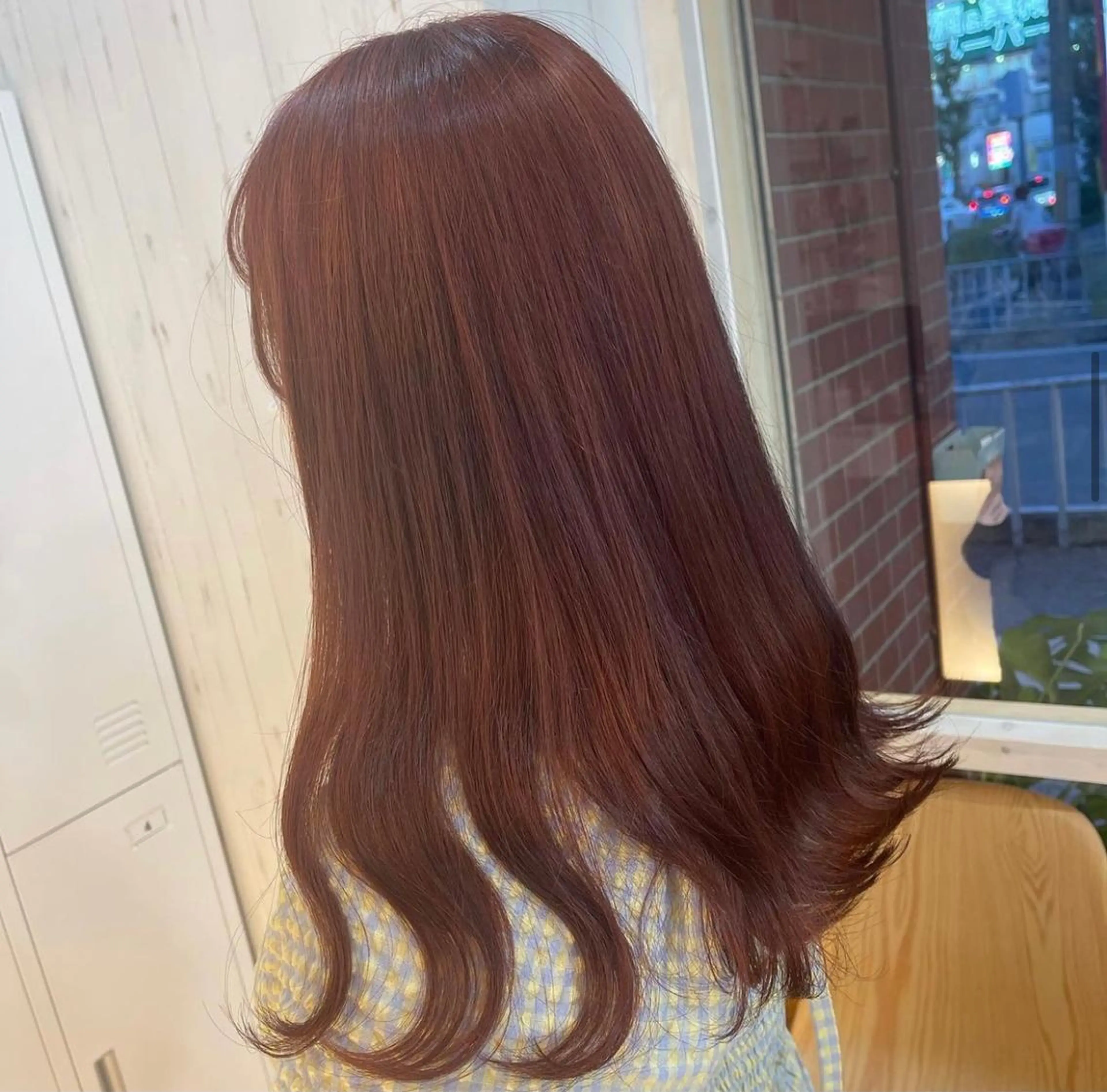 ロング カラー ブリーチ 透明感カラー ピンクカラー ヘアカラー トリートメント emi/髪質改善/ 韓国風/艶カラーのヘアスタイル