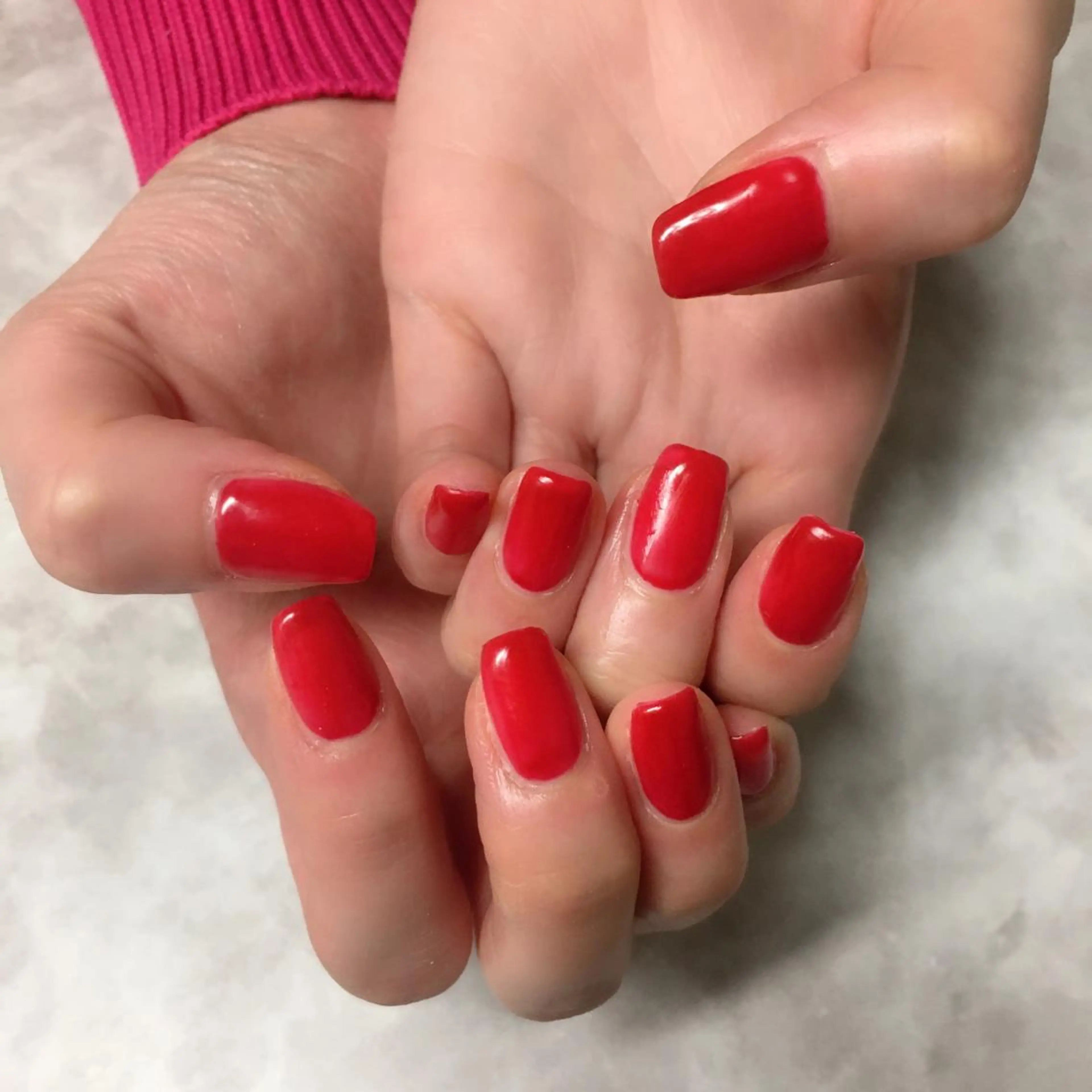 ネイル ワンカラーネイル 自爪育成/深爪矯正 mikiのネイルデザイン