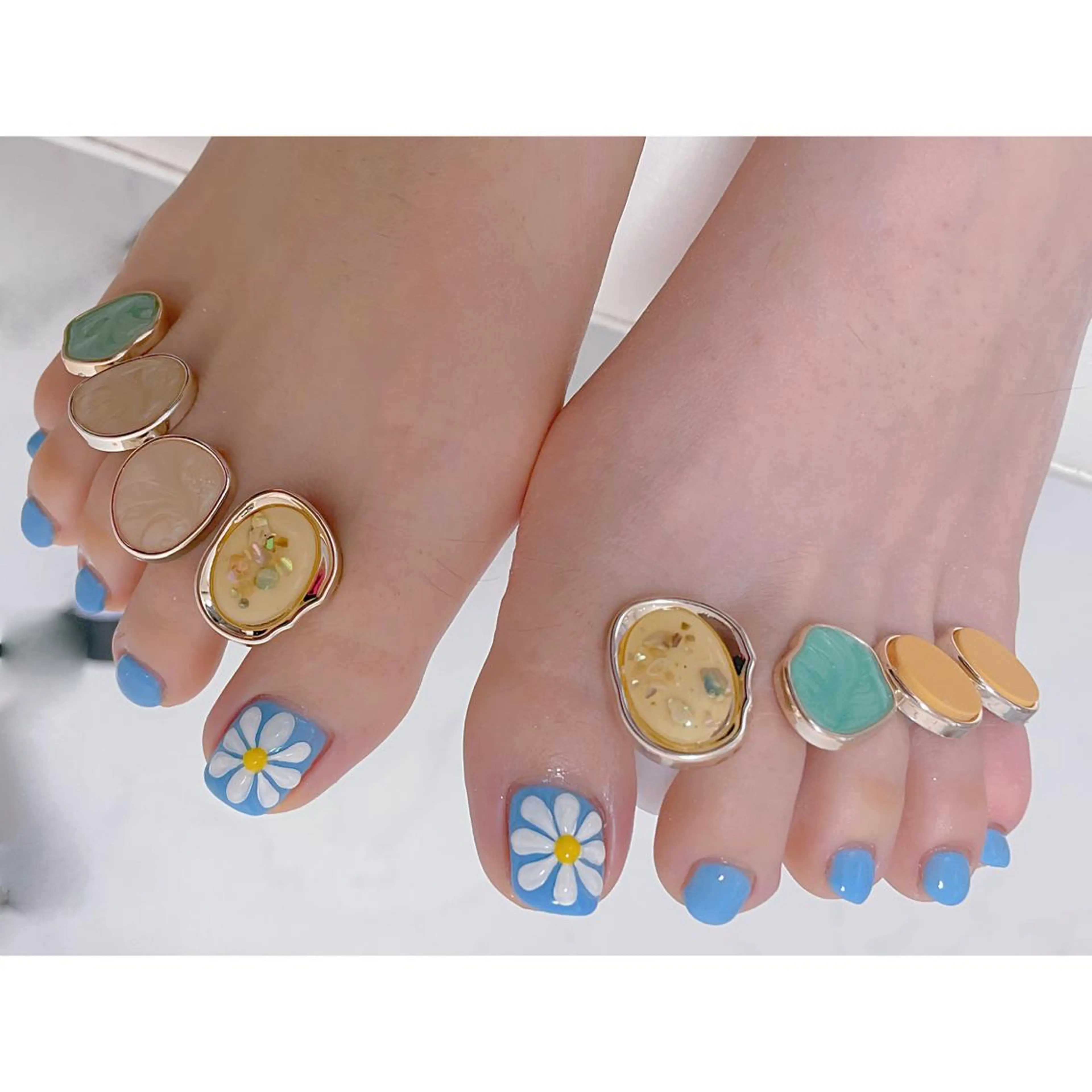 ネイル アニマル柄 アートネイル フラワーネイル ミラーネイル ニュアンスネイル フットネイル Nina's nailのネイルデザイン