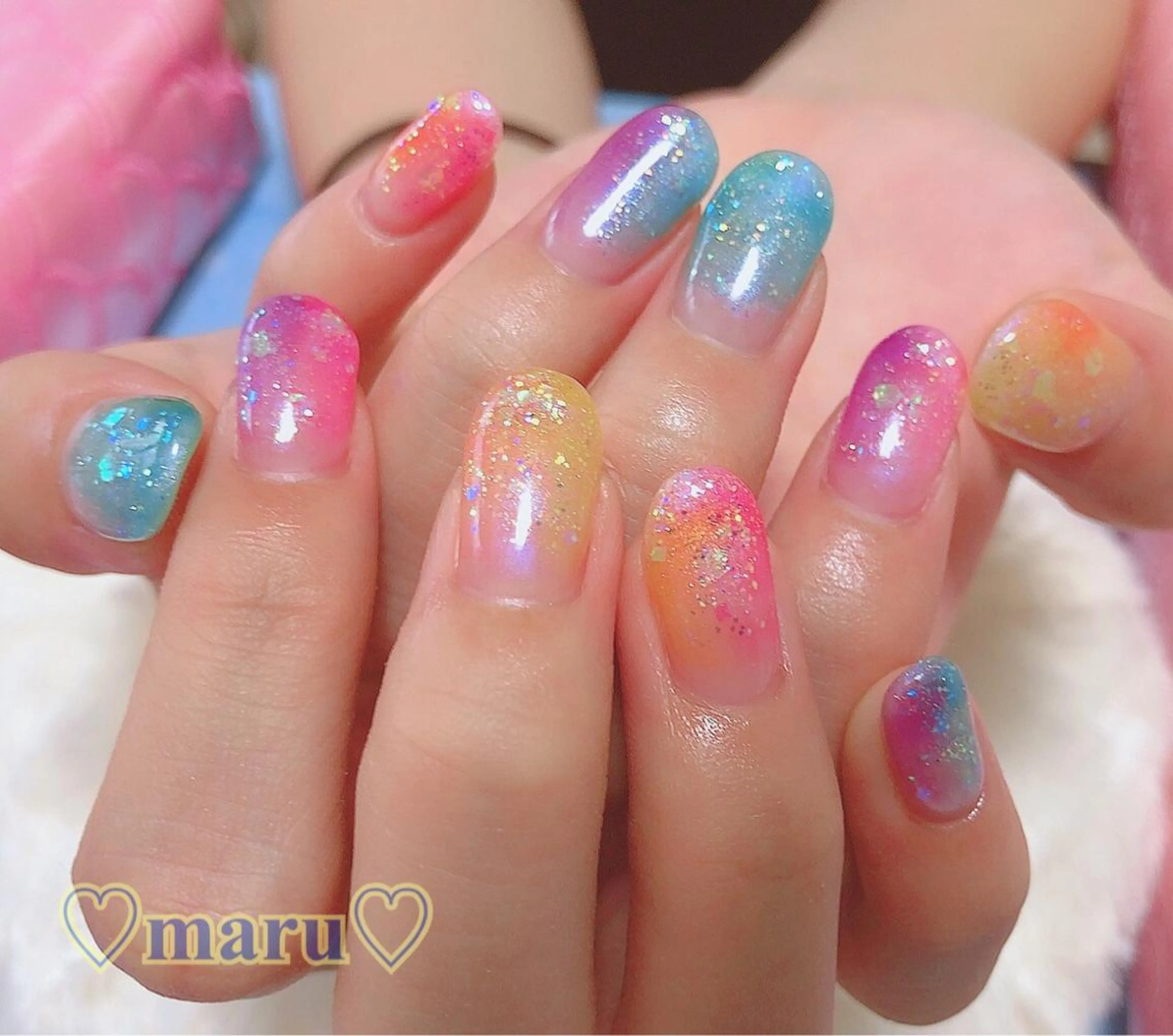 ネイル ハンドネイル フットネイル まるみ♡7/1〜値上 げ致します(>_<)のその他イメージ