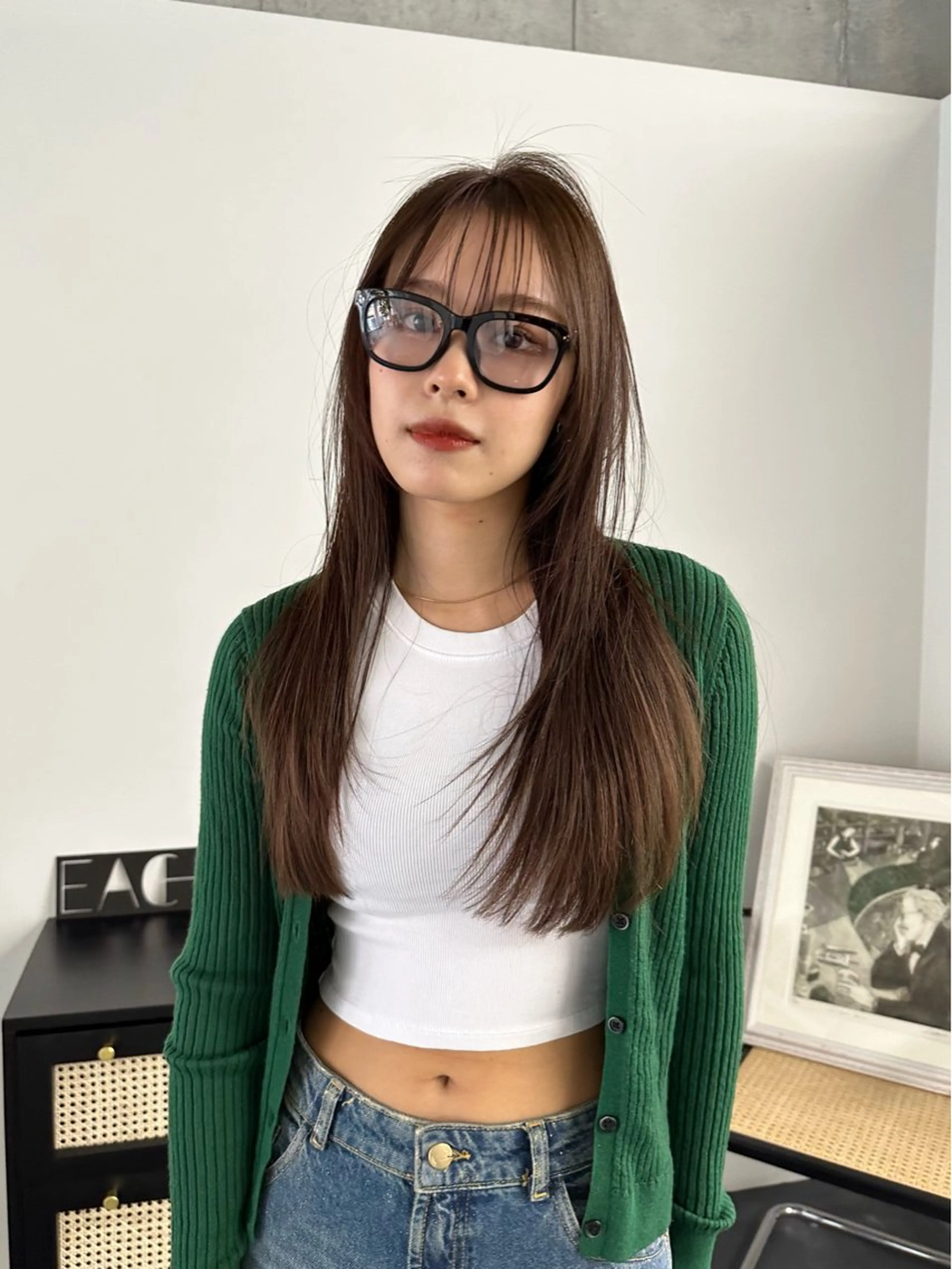 ロング カラー レイヤーカット LEANE THE TOKYO所属・大人レイヤー 🍃外苑前/荒谷進介のヘアスタイル