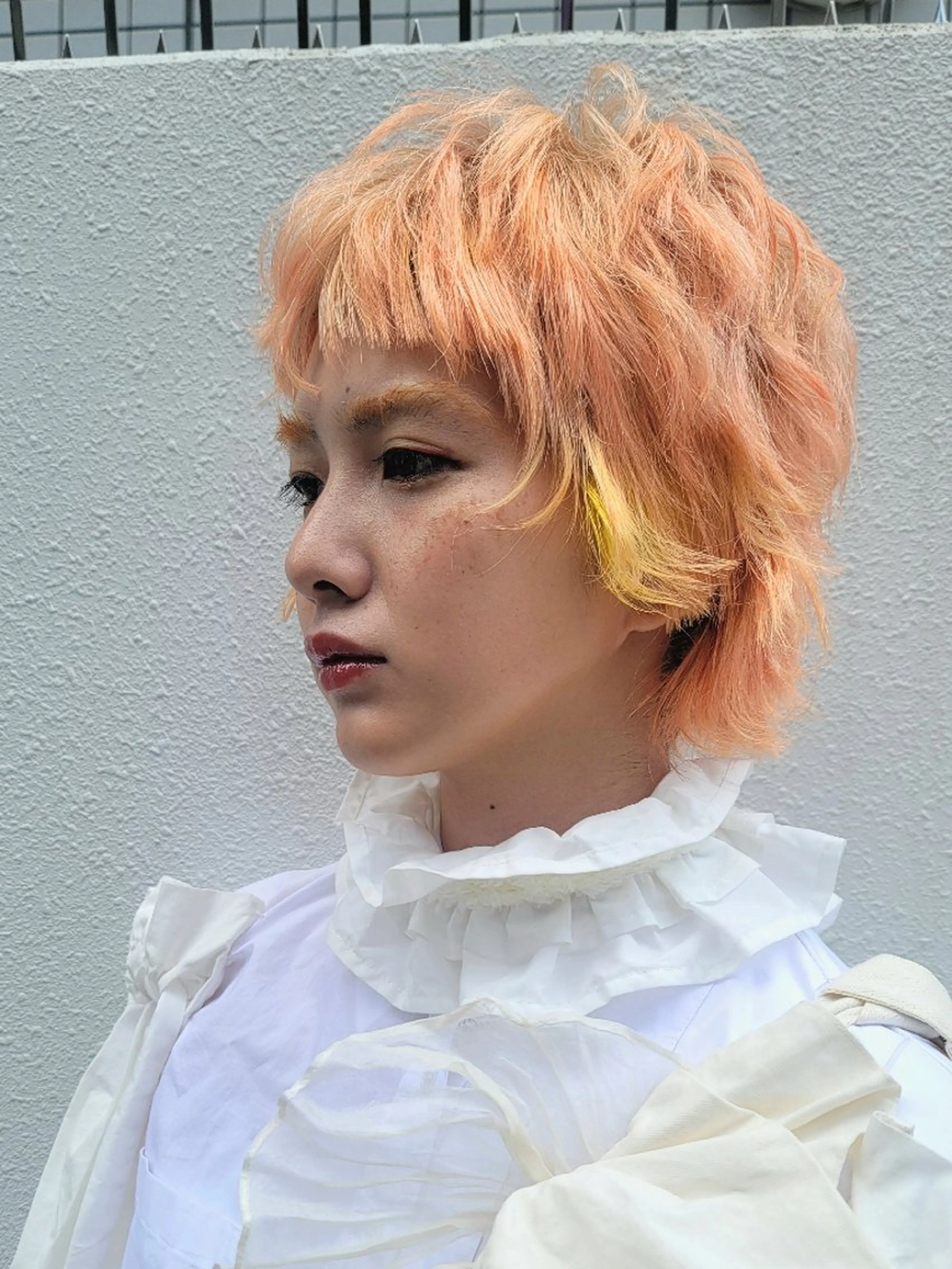 カラー カットモデル/ セット/宮里心香のヘアスタイル