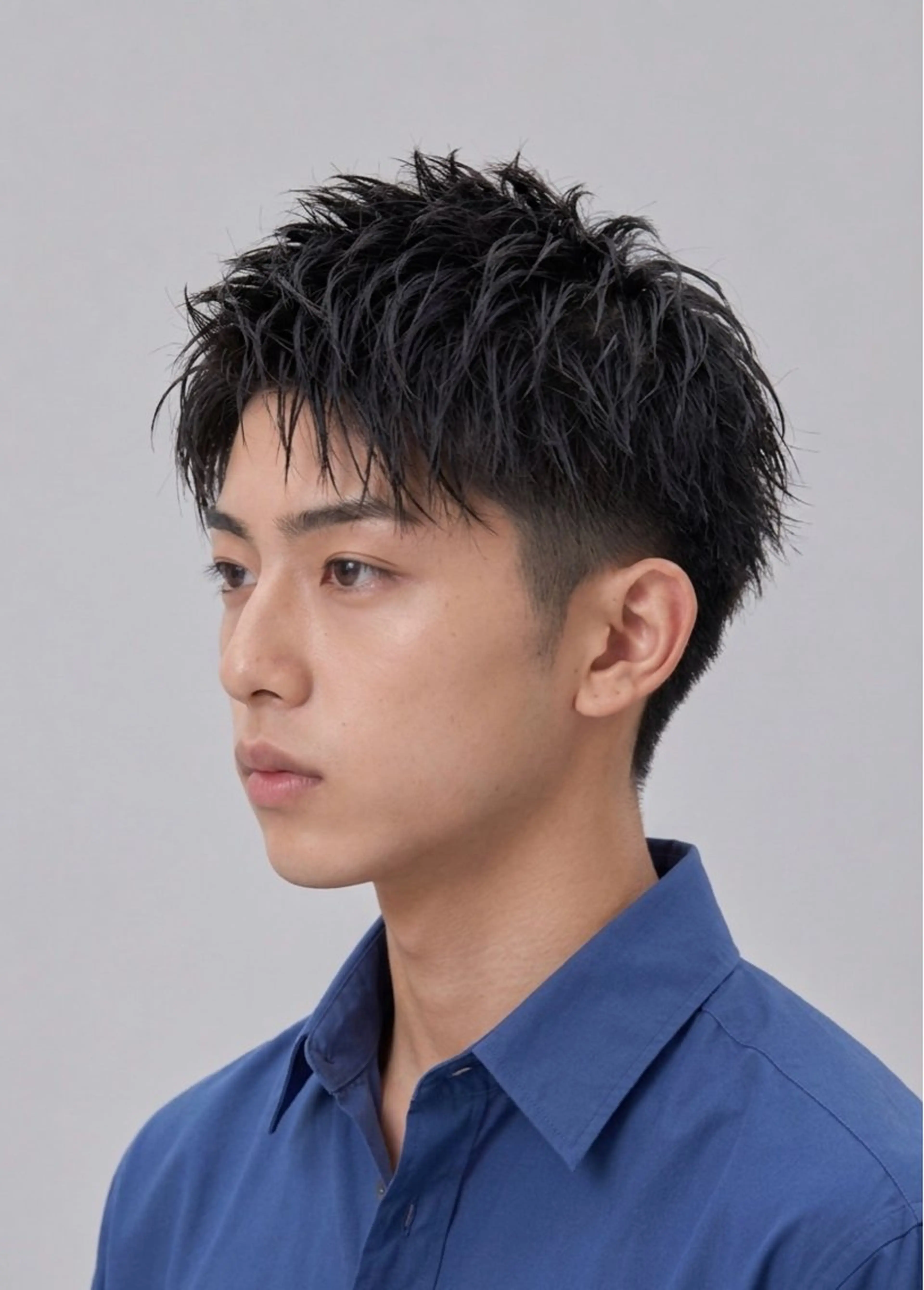 ショート メンズ 刈り上げ 似合わせカット ショートヘア カット メンズ特化美容師 メンズパーマ/蓮のヘアスタイル