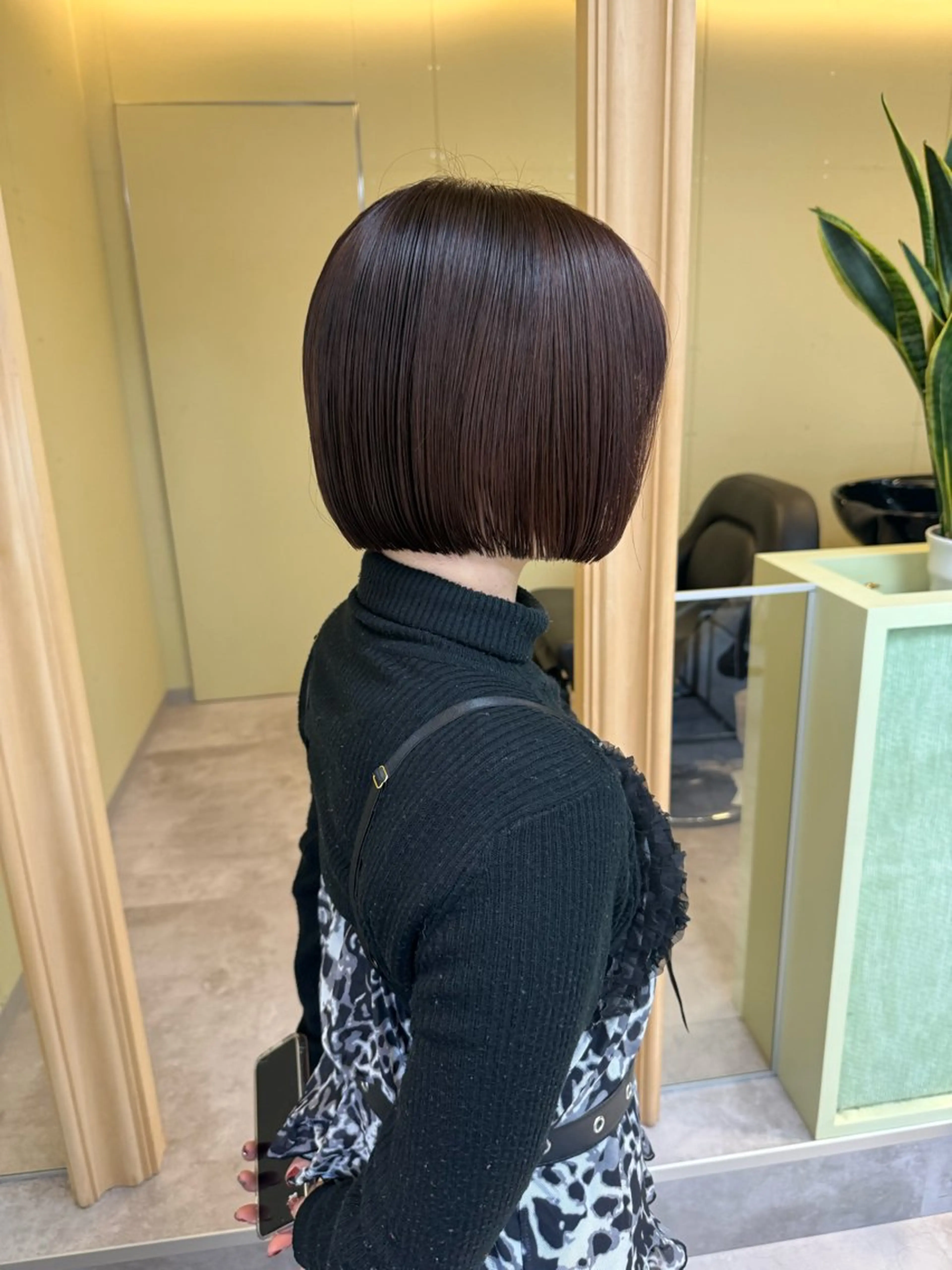 ショート カラー カット ヘアカラー 伶風/ボブ/ ハッシュカットのヘアスタイル