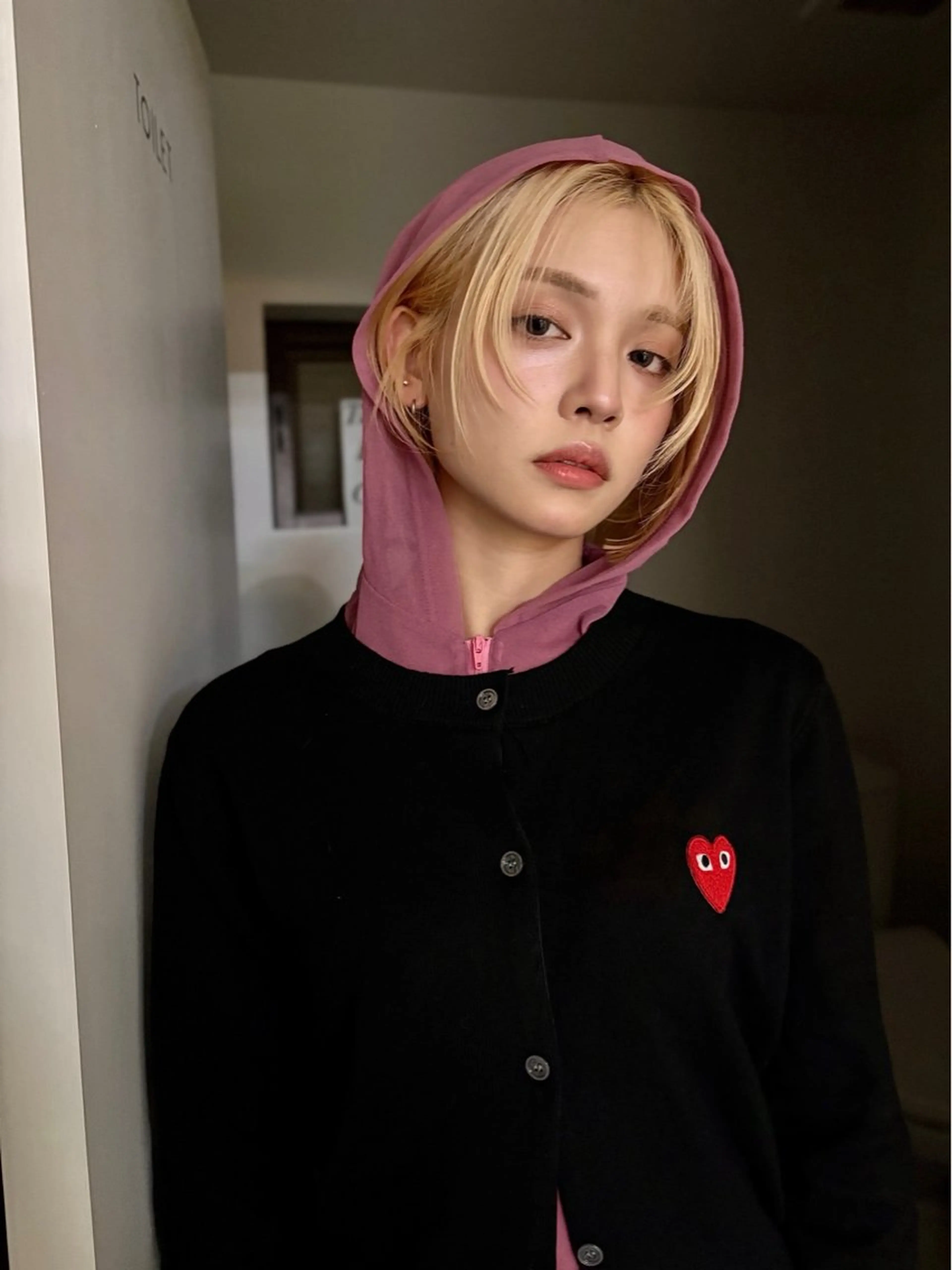 ショート 顔周りカット Zoey Ayakaのヘアスタイル
