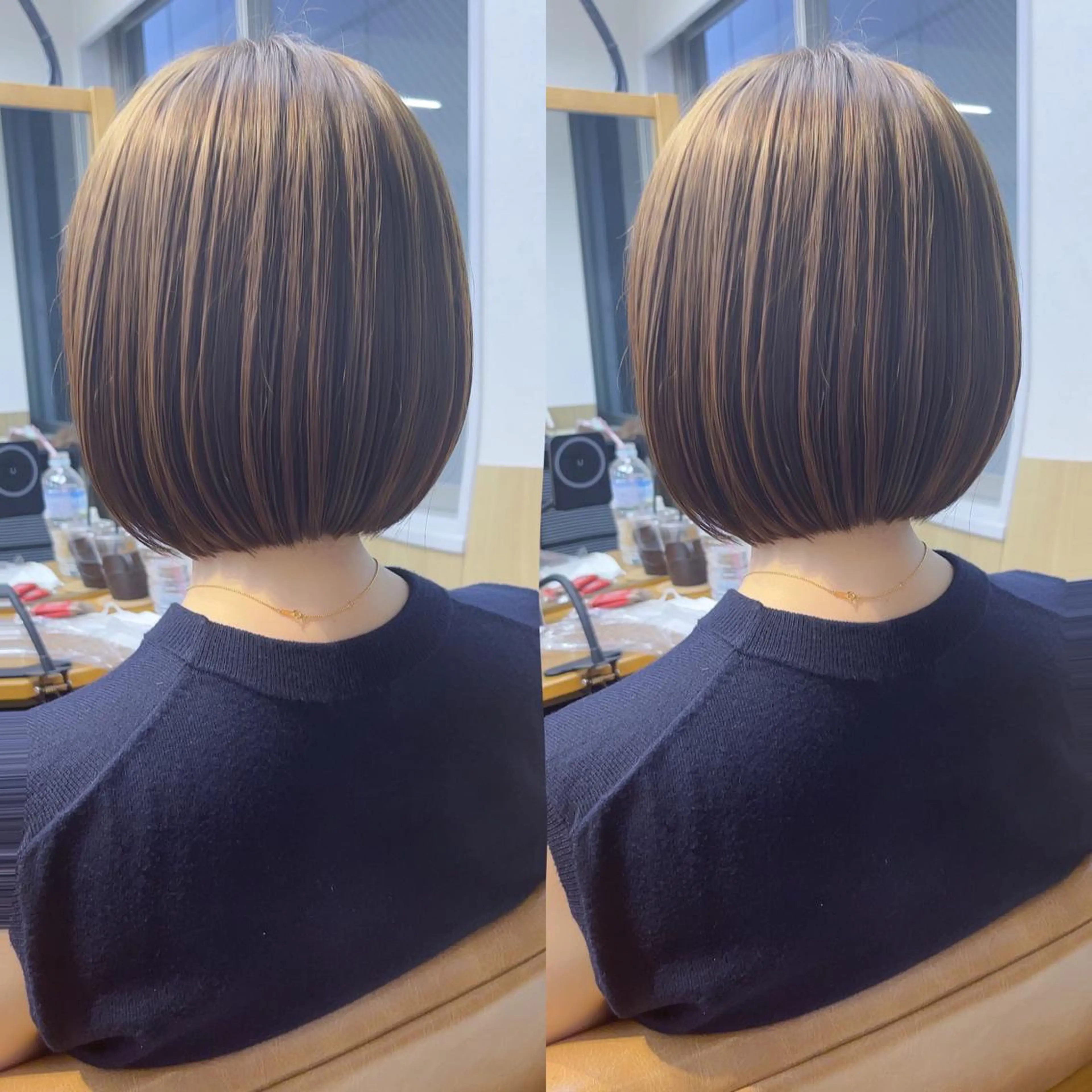 ショート ボブ 巣山 竜一のヘアスタイル