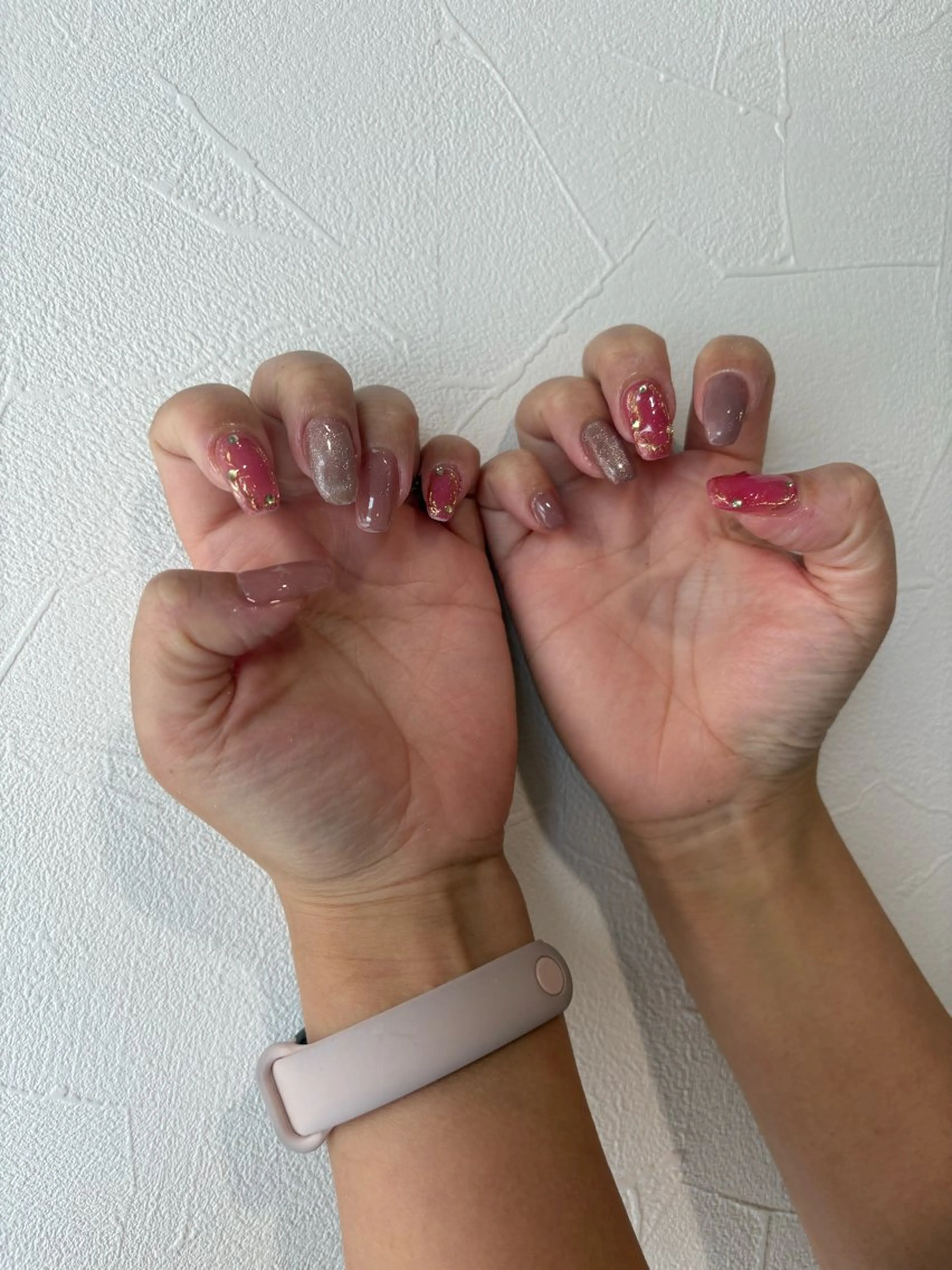 ネイル アートネイル 長さ出し 韓国ネイル ニュアンスネイル オフィスネイル vante_aimi .パラジェル取扱店のネイルデザイン