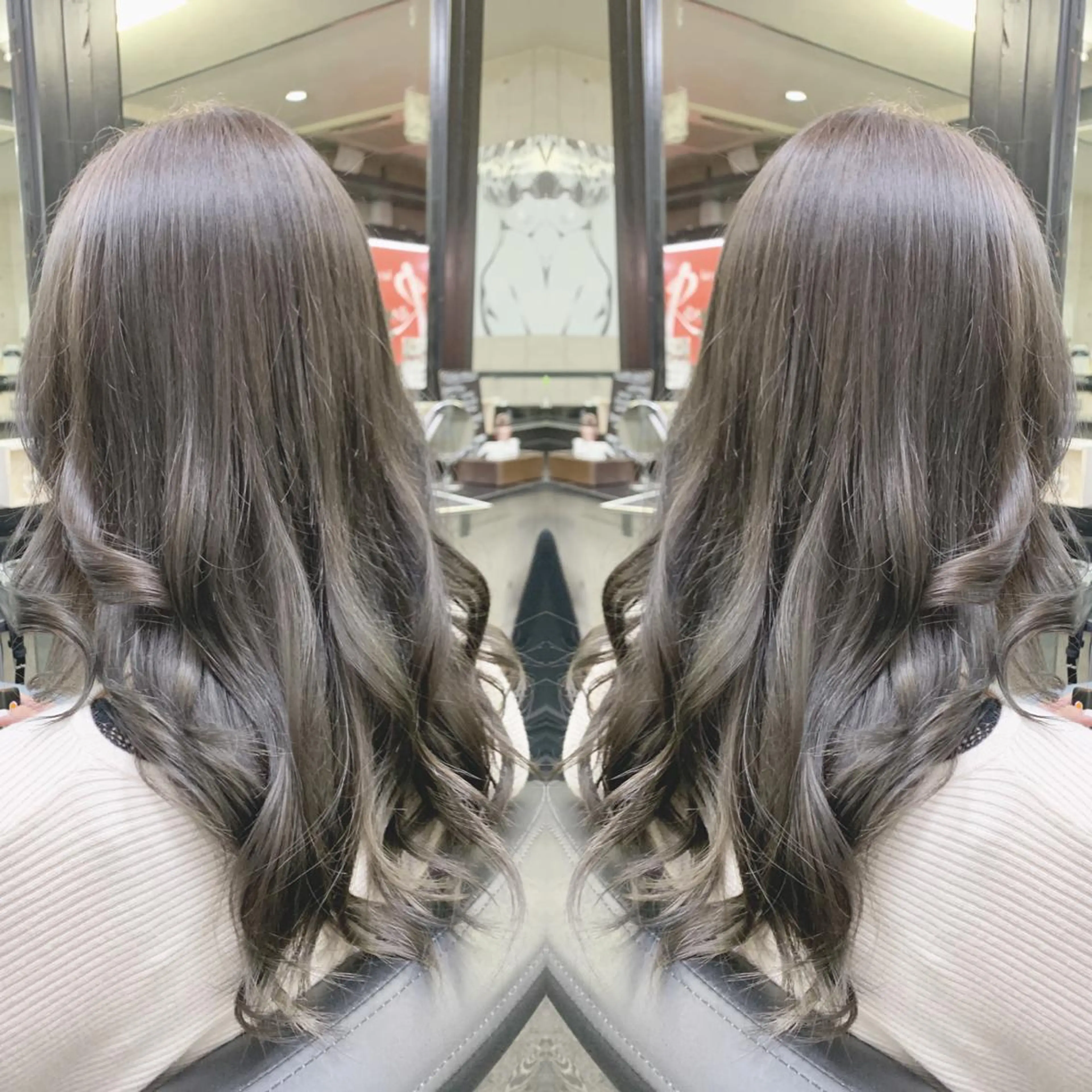 セミロング H所属・H (エイチ) 烏丸御池店のヘアスタイル