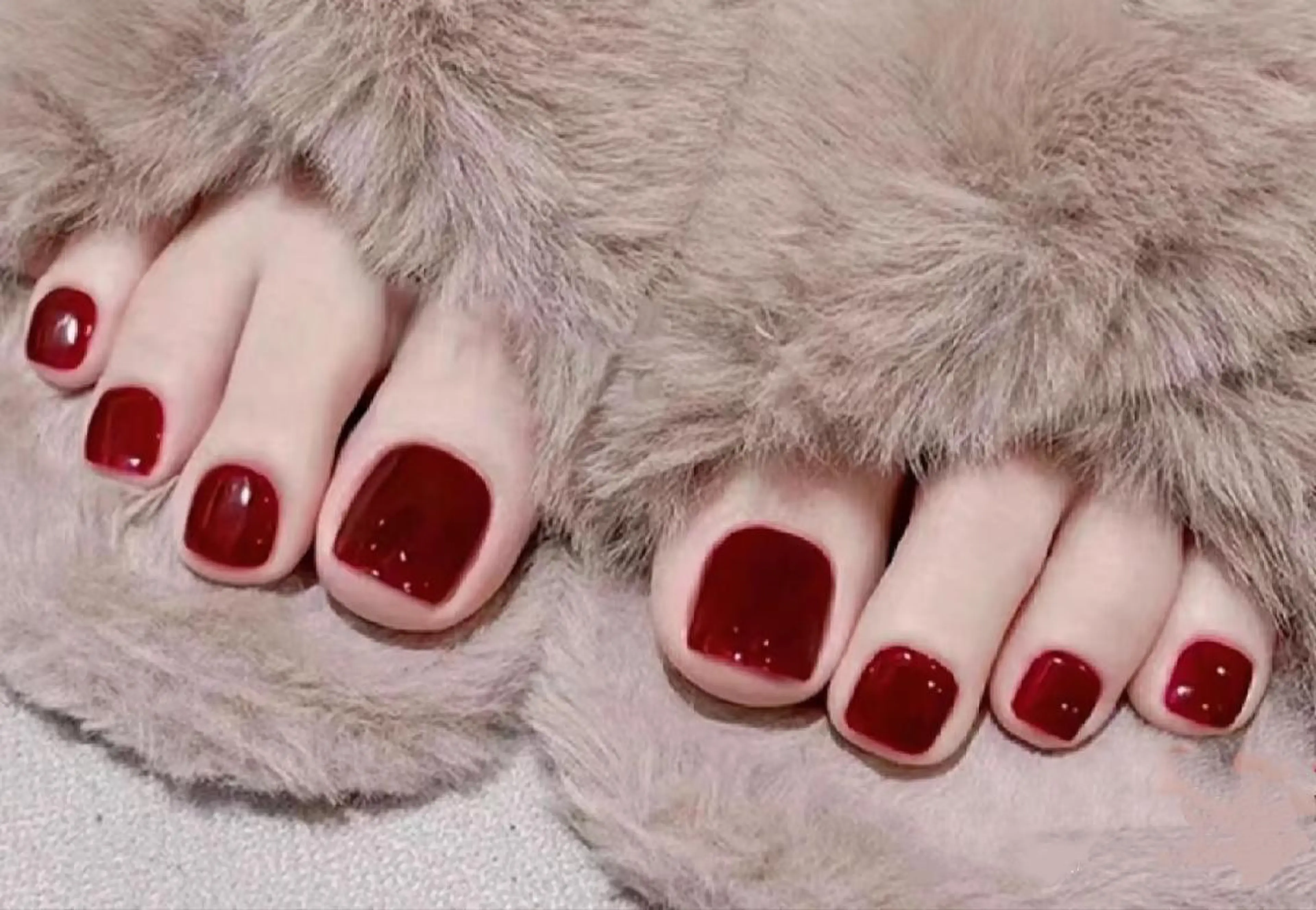 👣フット⭐️ワンカラー/ラメグラテンション【2級持ち研修】の写真