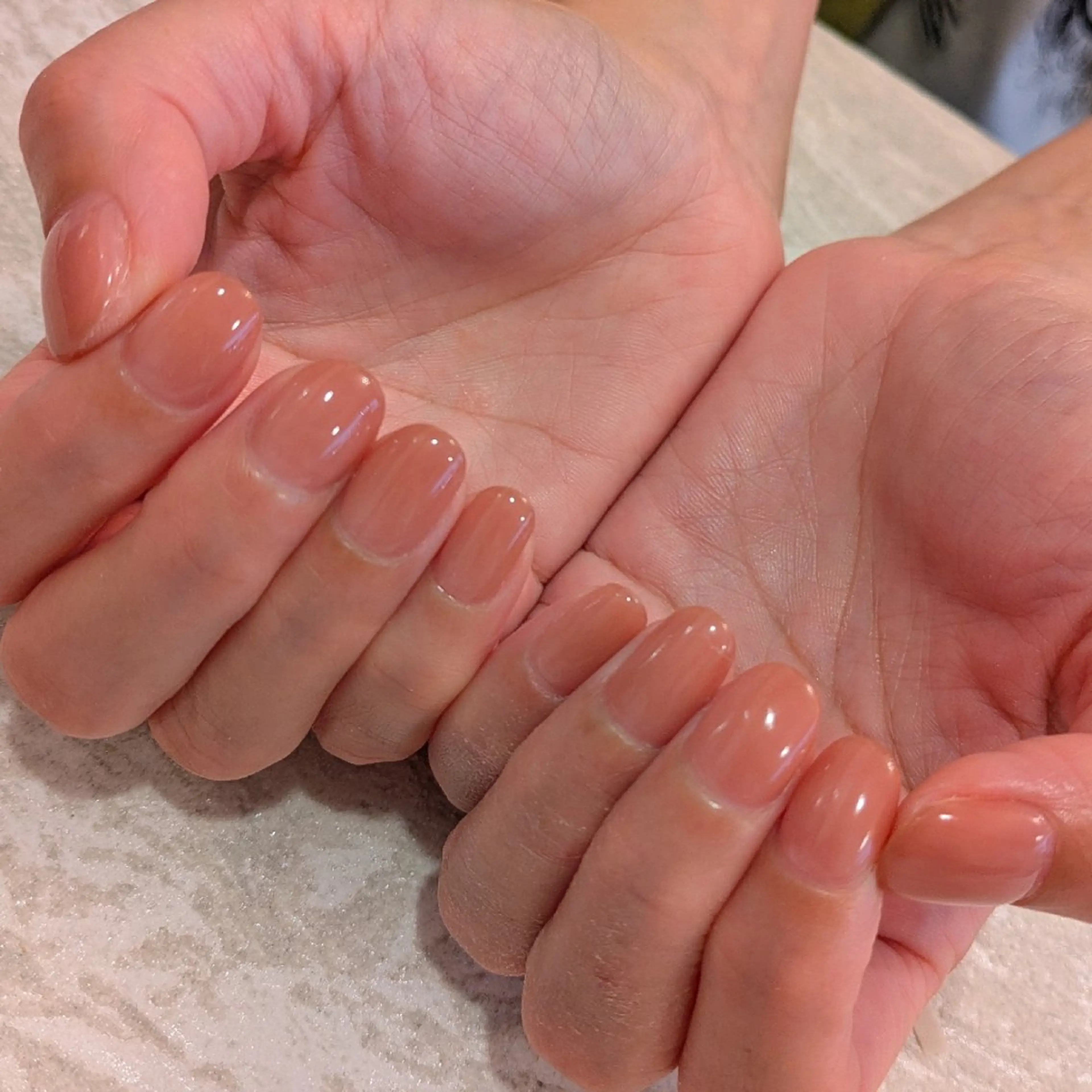 ネイル ワンカラーネイル ジェヌインネイル 河内のネイルデザイン