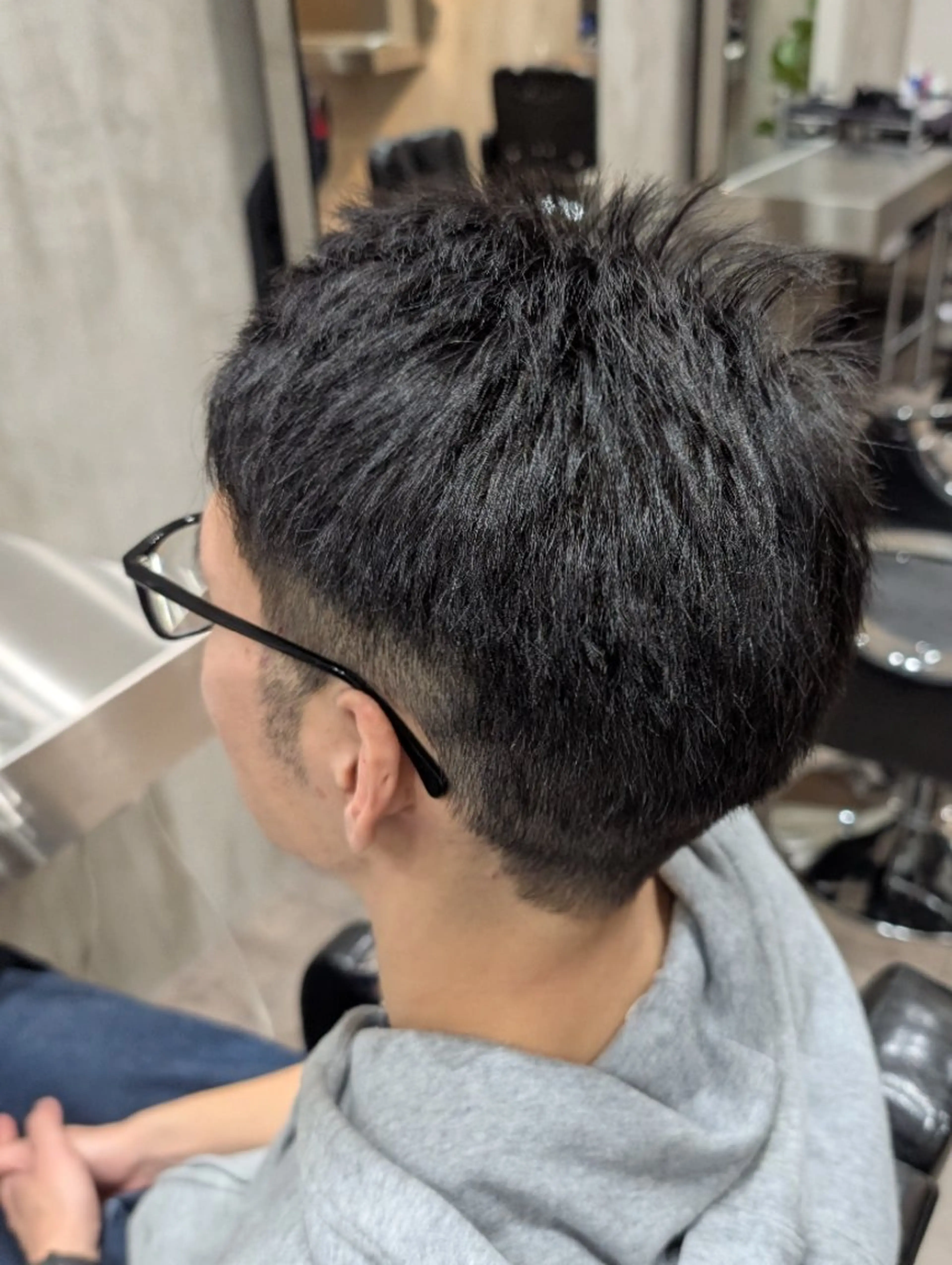 ショート メンズ 刈り上げ カット QOL円山 YUTOのヘアスタイル