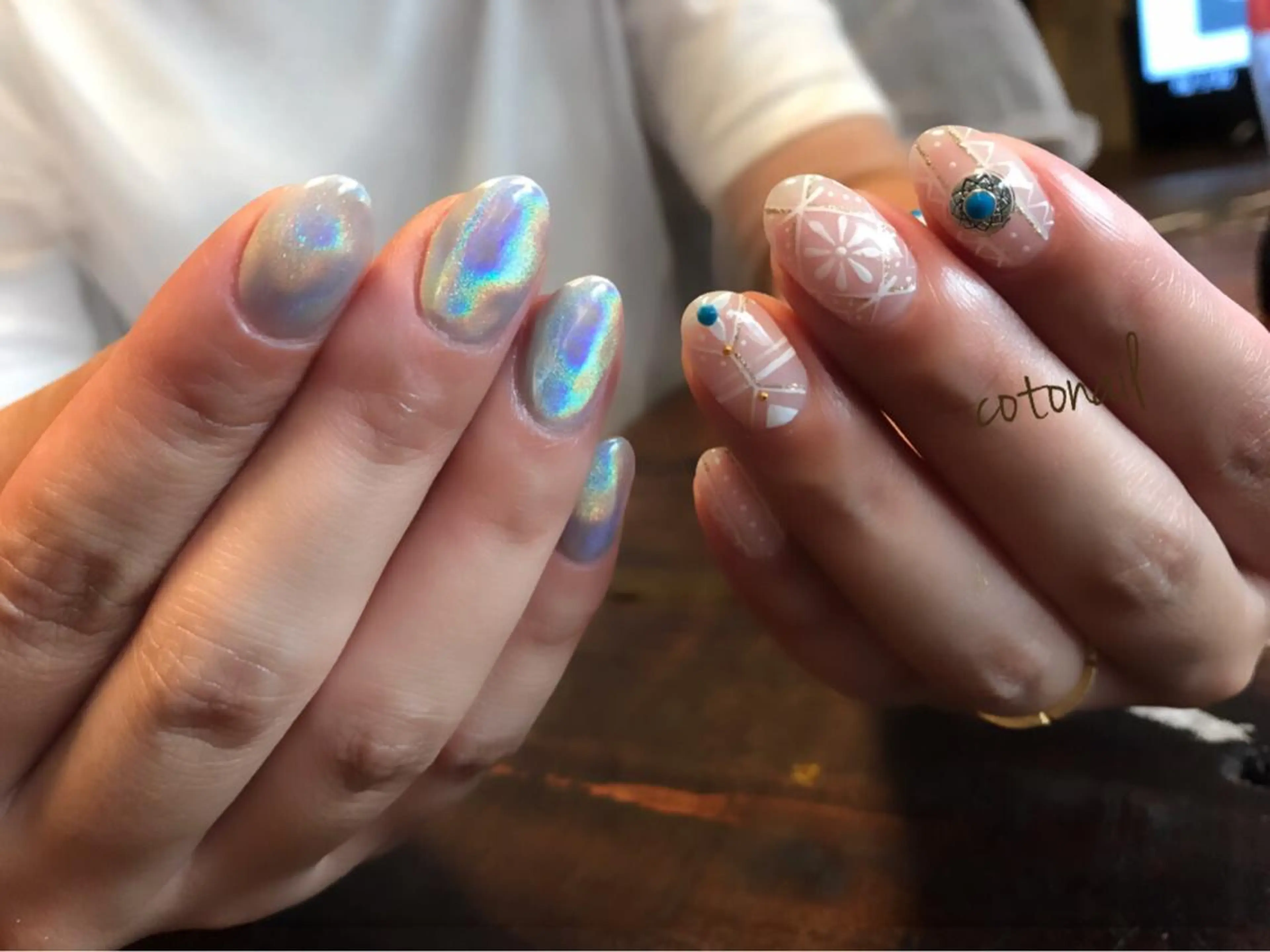 ネイル ツメトマツゲ .のネイルデザイン