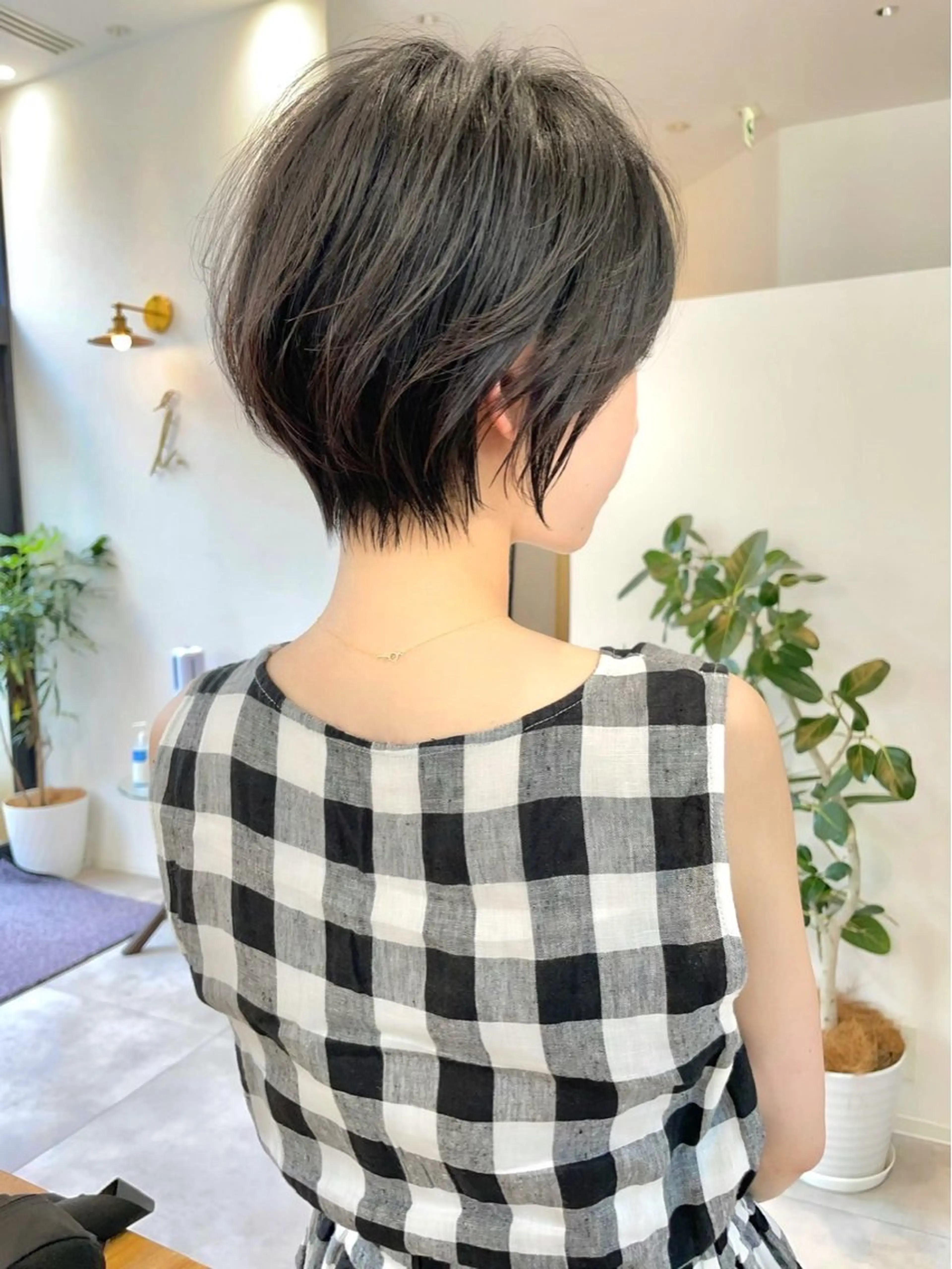 ショート カット 縮毛矯正 似合わせショート特化 大阪豊中/山地のヘアスタイル