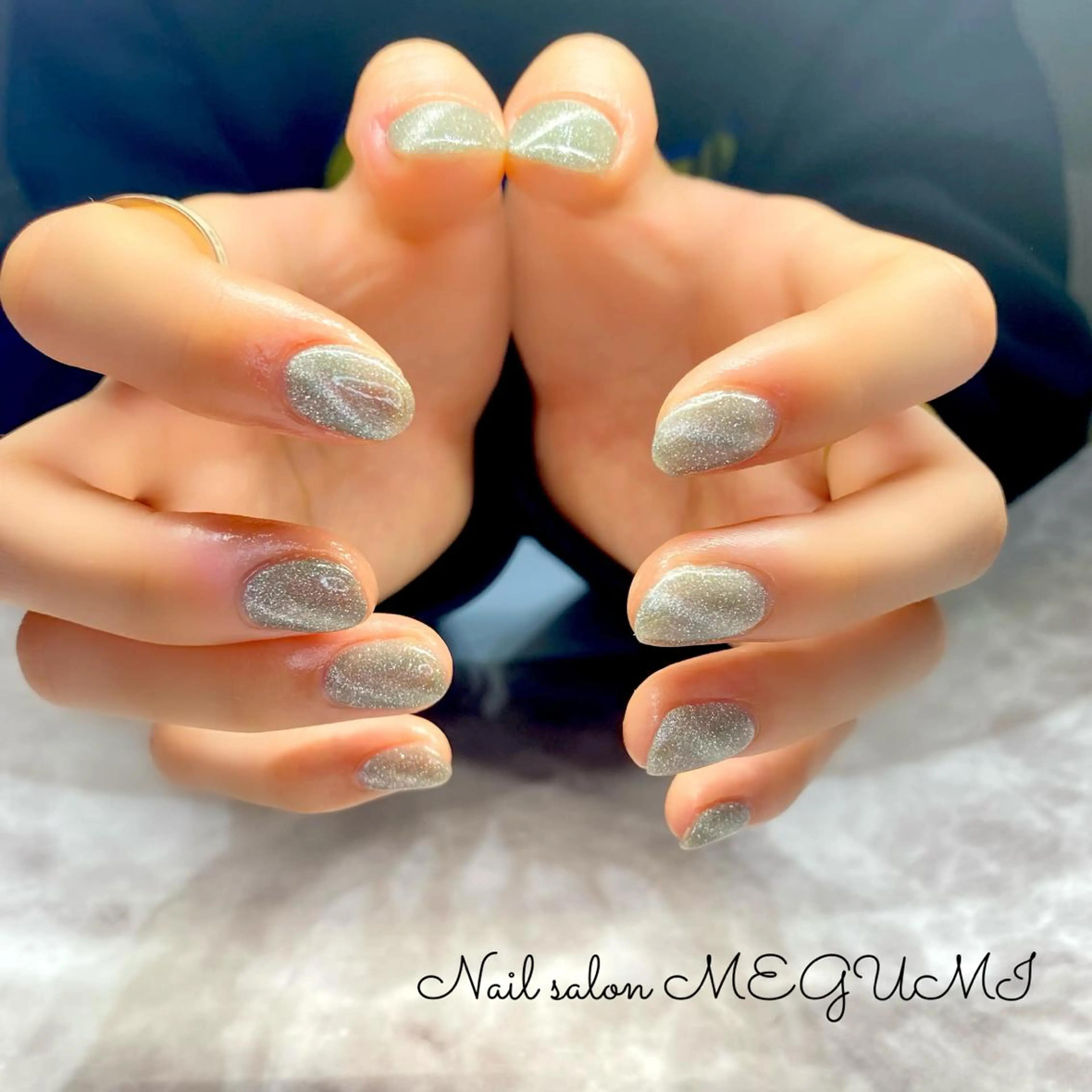 ネイル マグネットネイル マグネットワンカラー ワンカラーネイル Nail salon MEGUMIのネイルデザイン