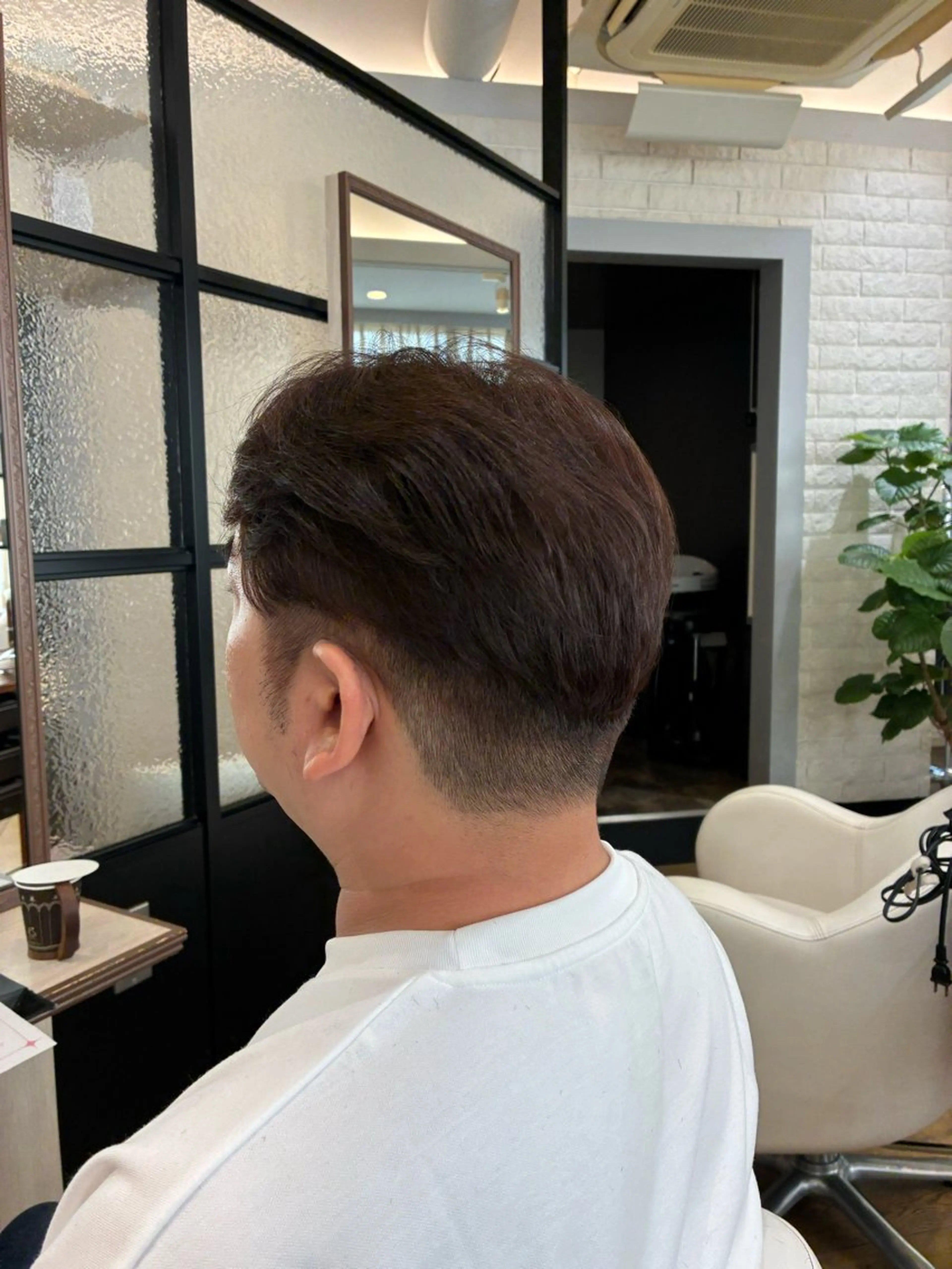 ショート カラー メンズ ツーブロック 刈り上げ ブラウンカラー ホソカワ マイカ ★彡のヘアスタイル