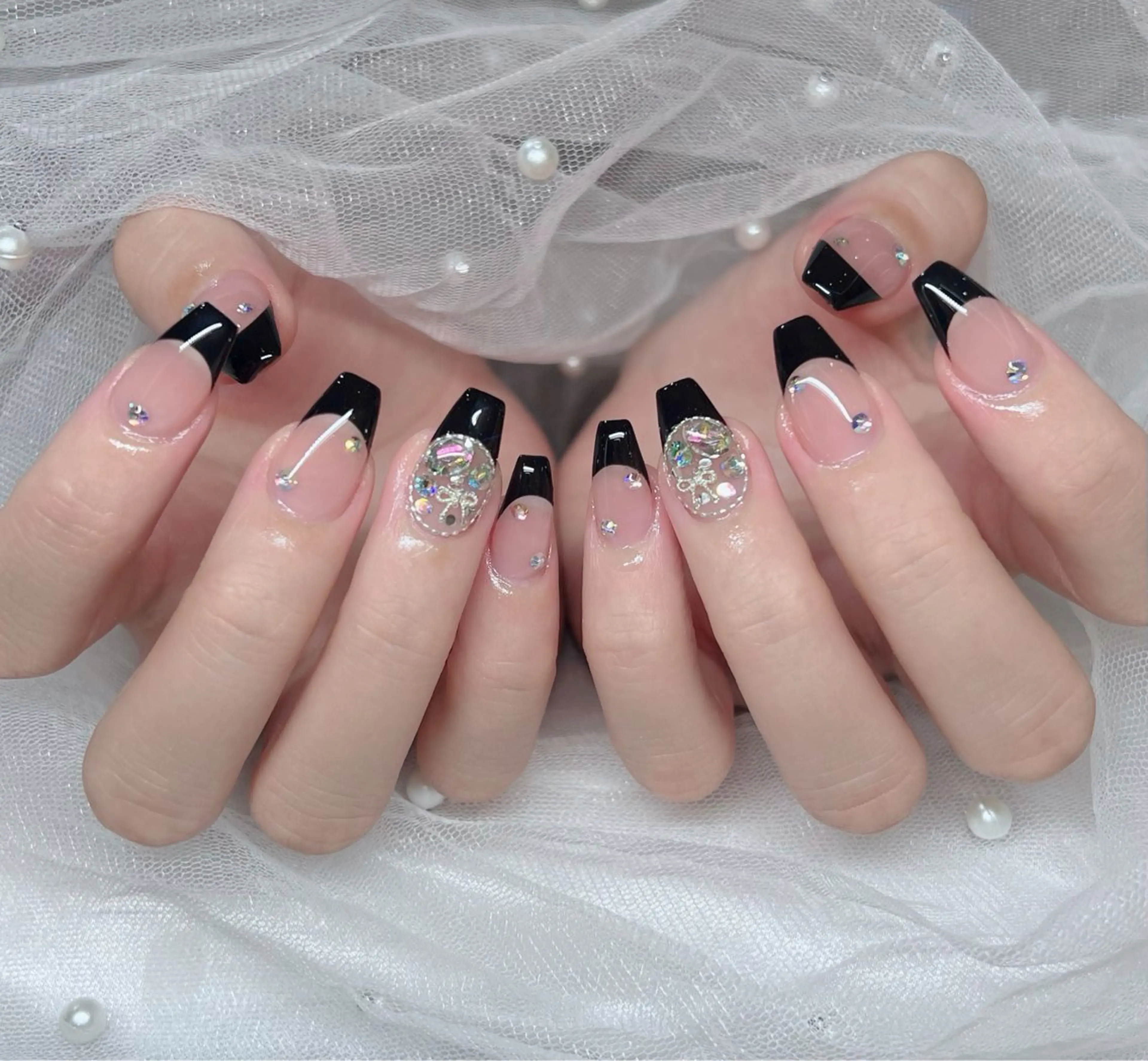 ネイル 🎀PG🩵 ネイルサロンのネイルデザイン