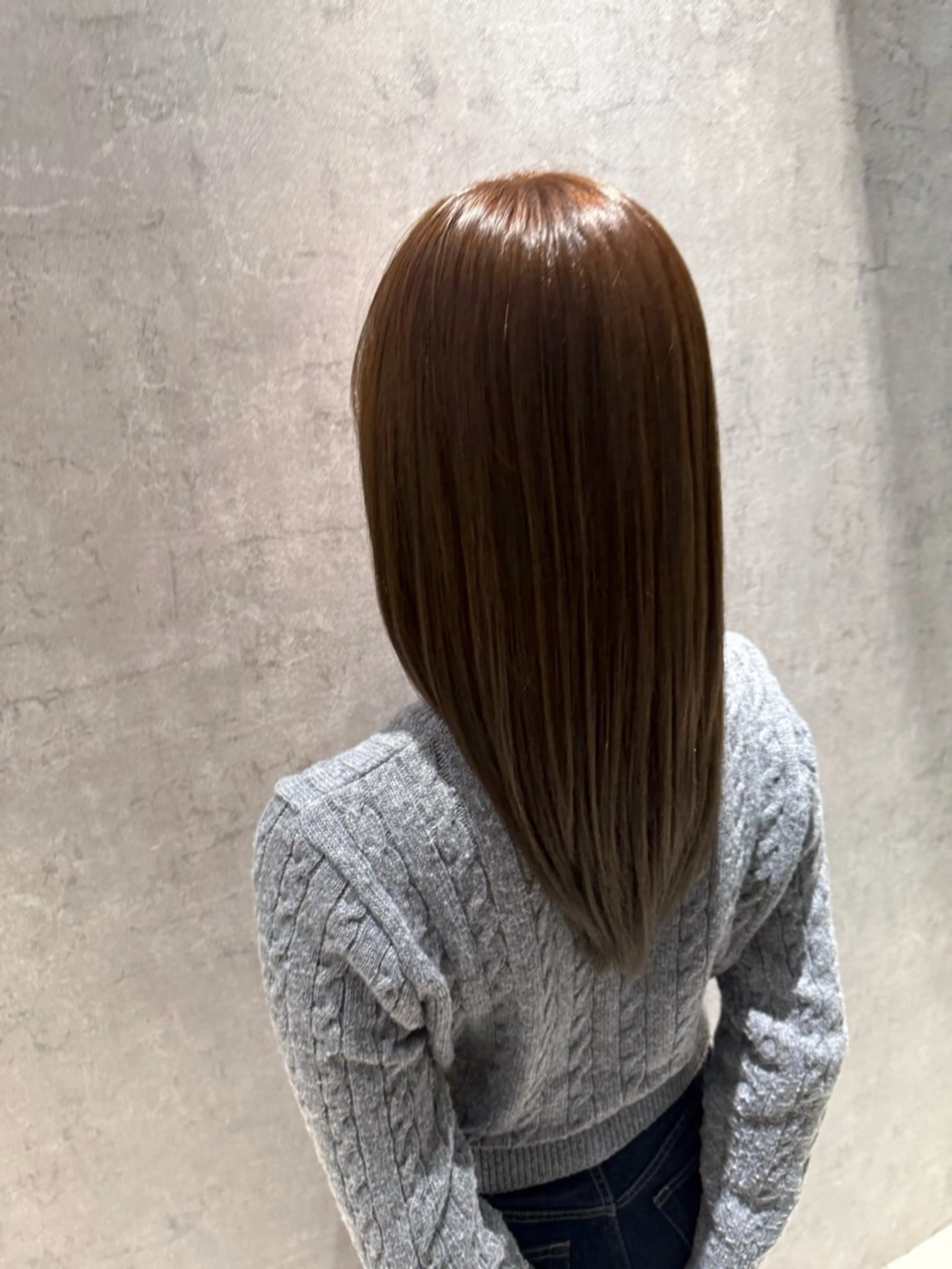 ミディアム カラー オリーブカラー オレンジ ヘアカラー トリートメント ボブパーマ/カラー RIN⋆⸜🔔⸝‍⋆のヘアスタイル