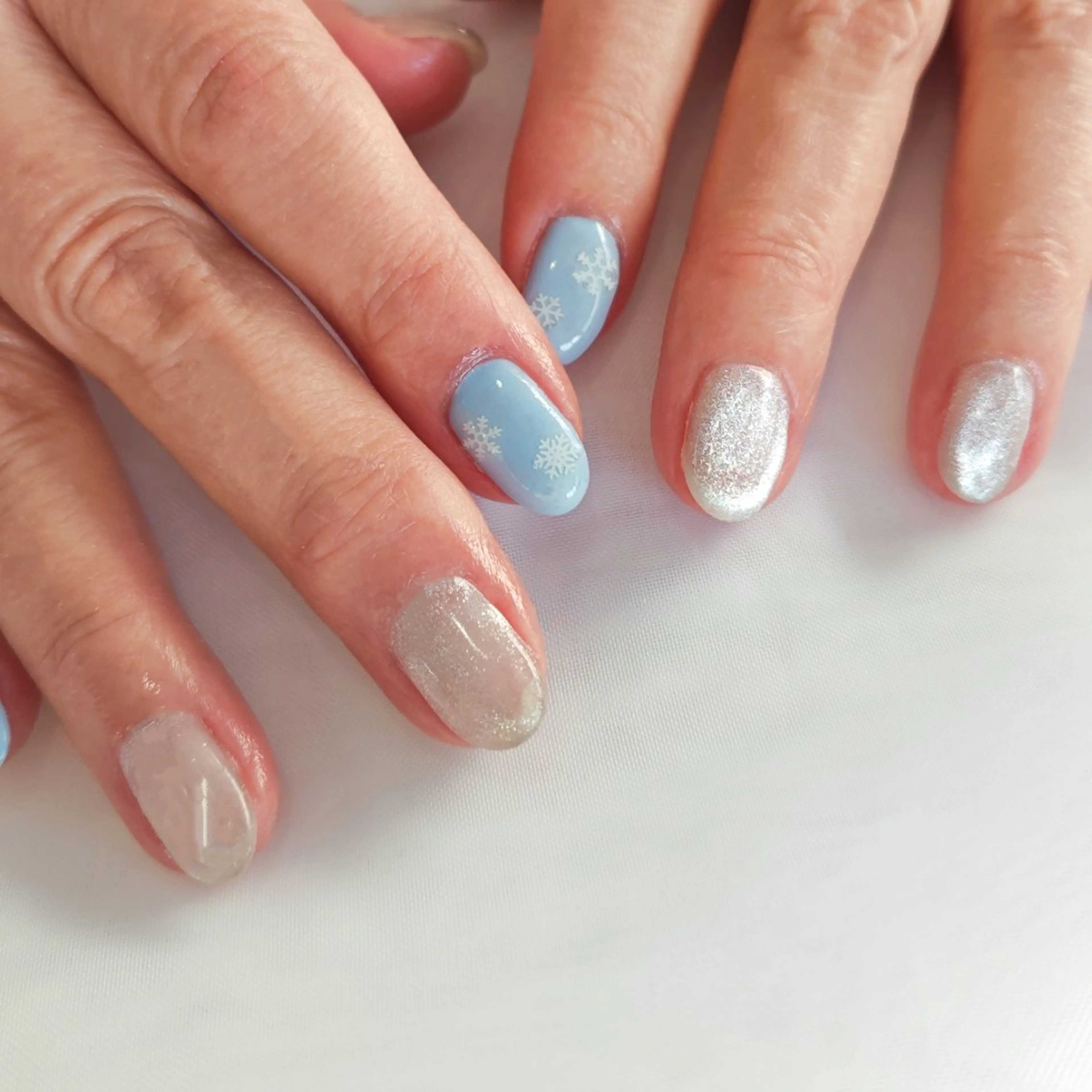 ネイル マグネットネイル 冬ネイル felicita fumi♡のネイルデザイン