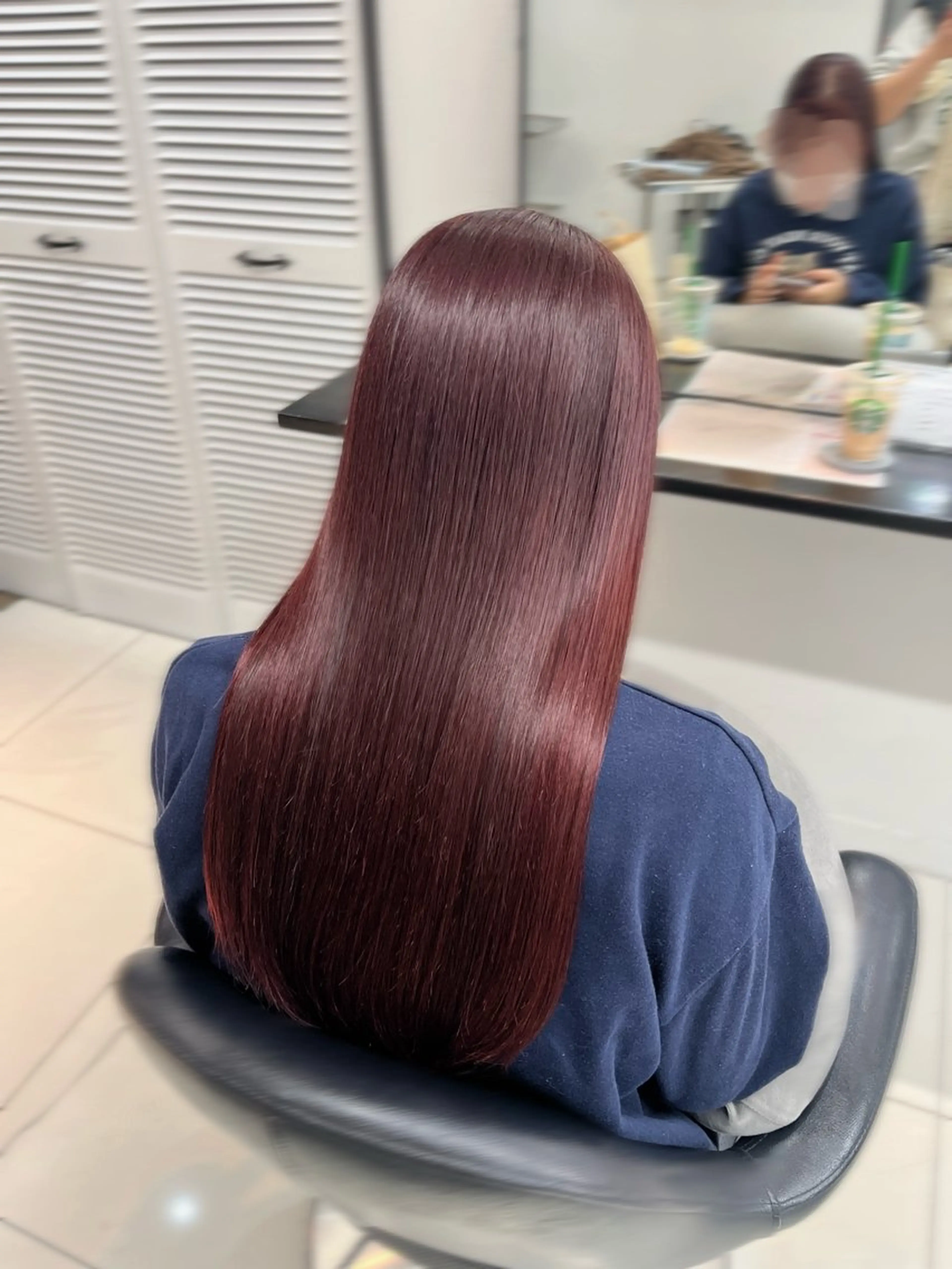 ロング カラー ヘアカラー トリートメント ブリーチなしWカラー /アレンジ/ユウミのヘアスタイル