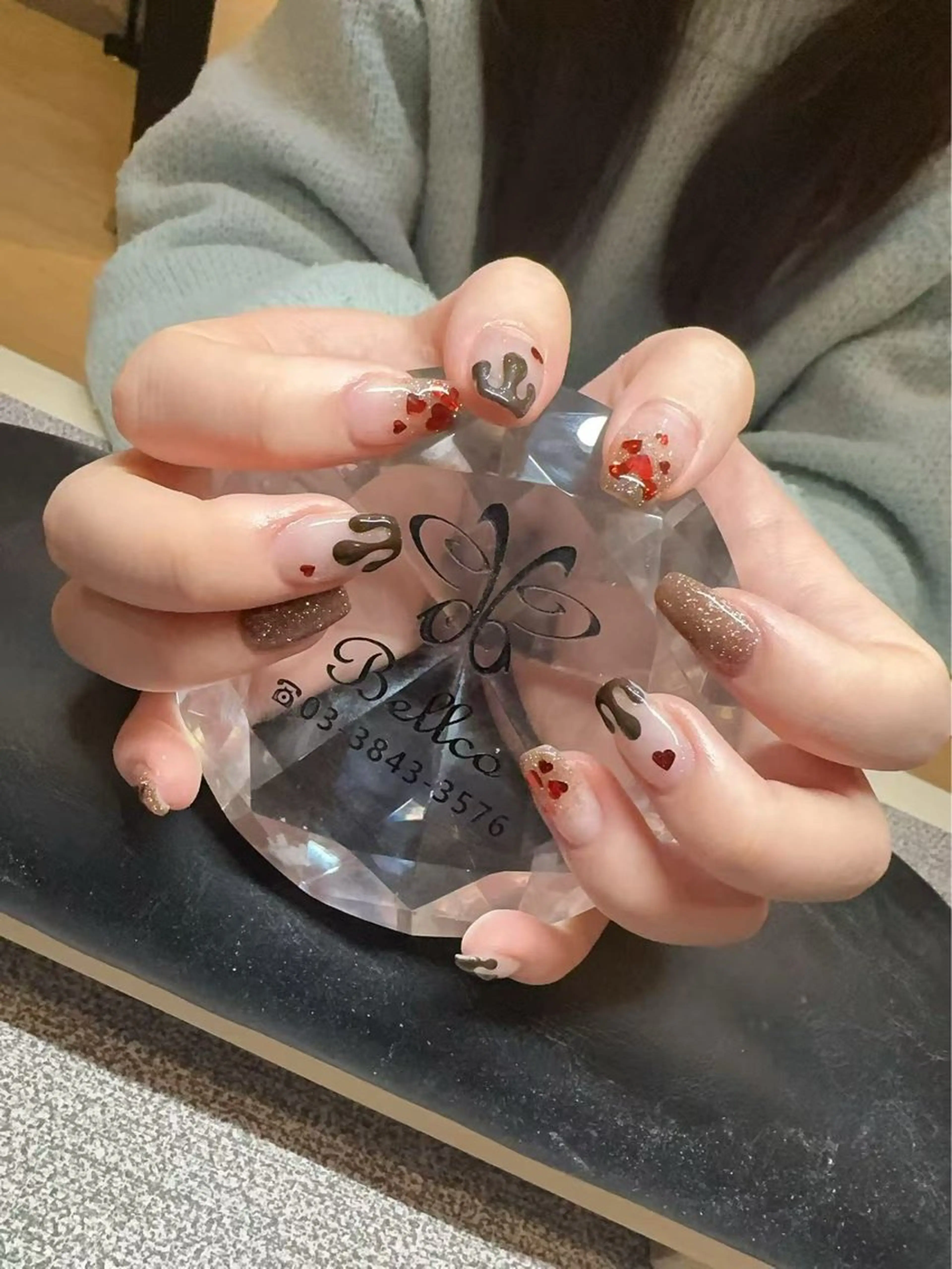 ネイル バレンタイン ベラッコ所属・ネイルサロン ベラッコのネイルデザイン