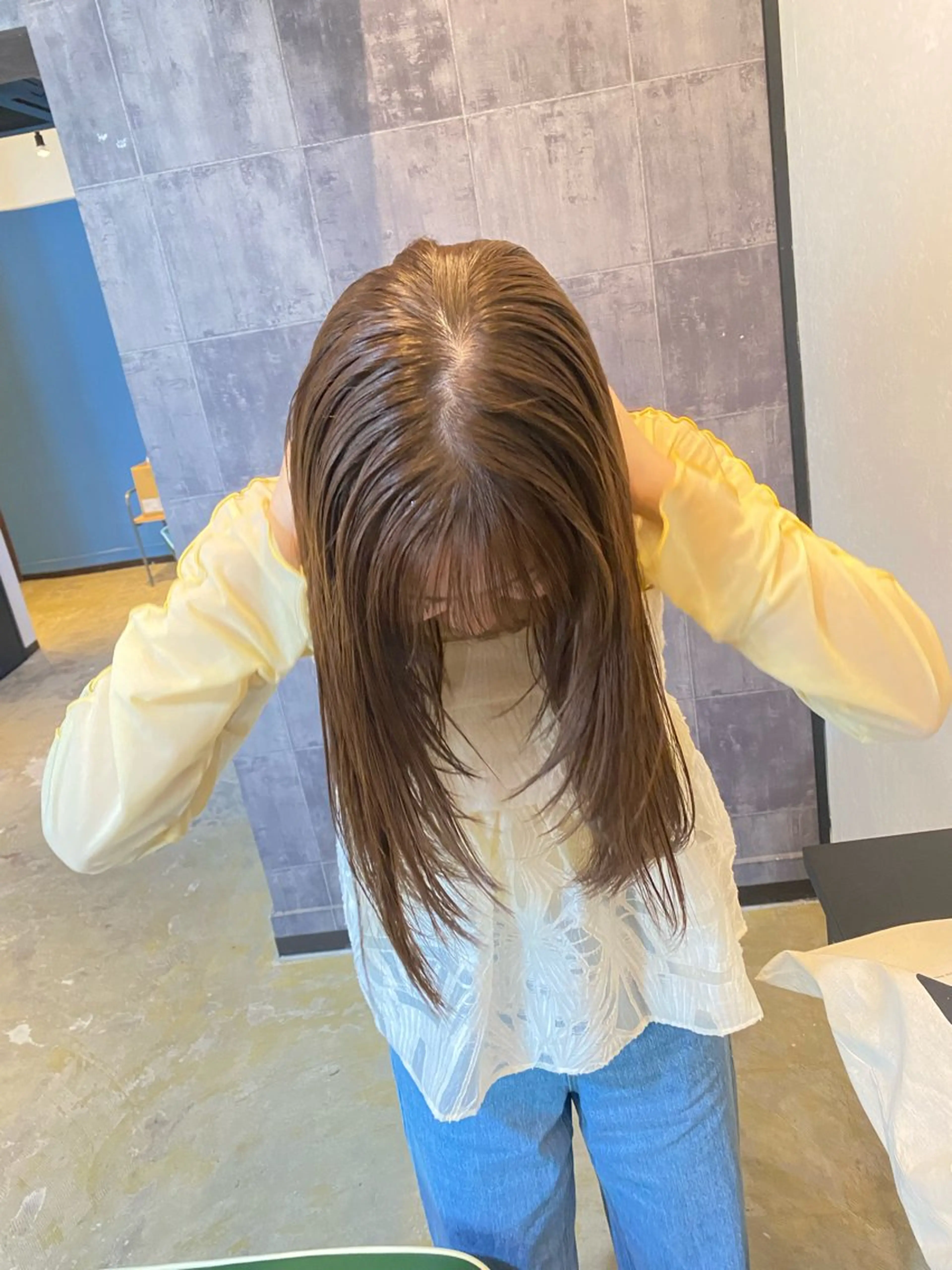 セミロング カラー 透明感カラー 広島/ボブ/レイヤー 🌿‬wakabaのヘアスタイル