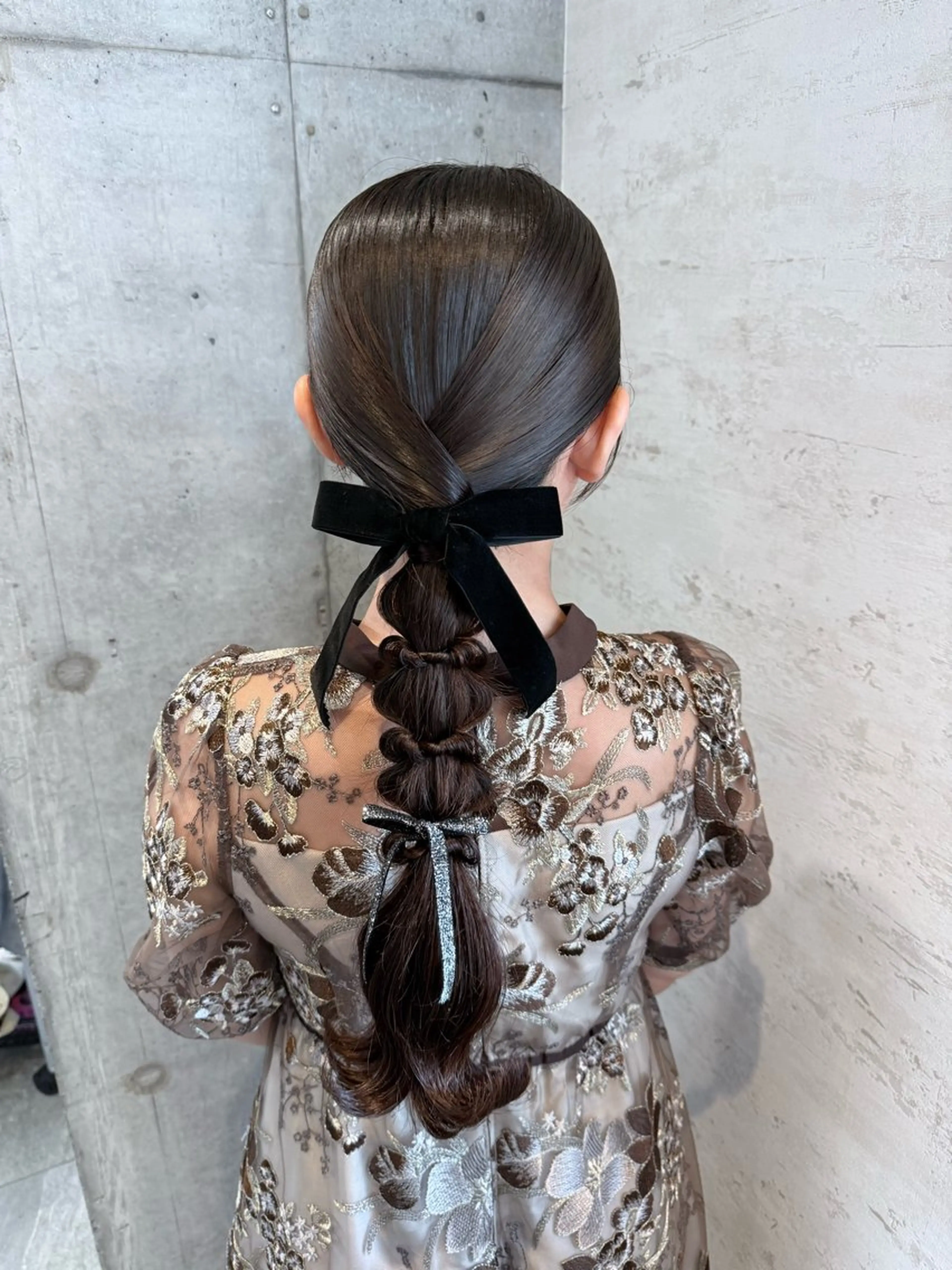 ロング ヘアアレンジ 女性に人気♪ はやしほのかのヘアスタイル