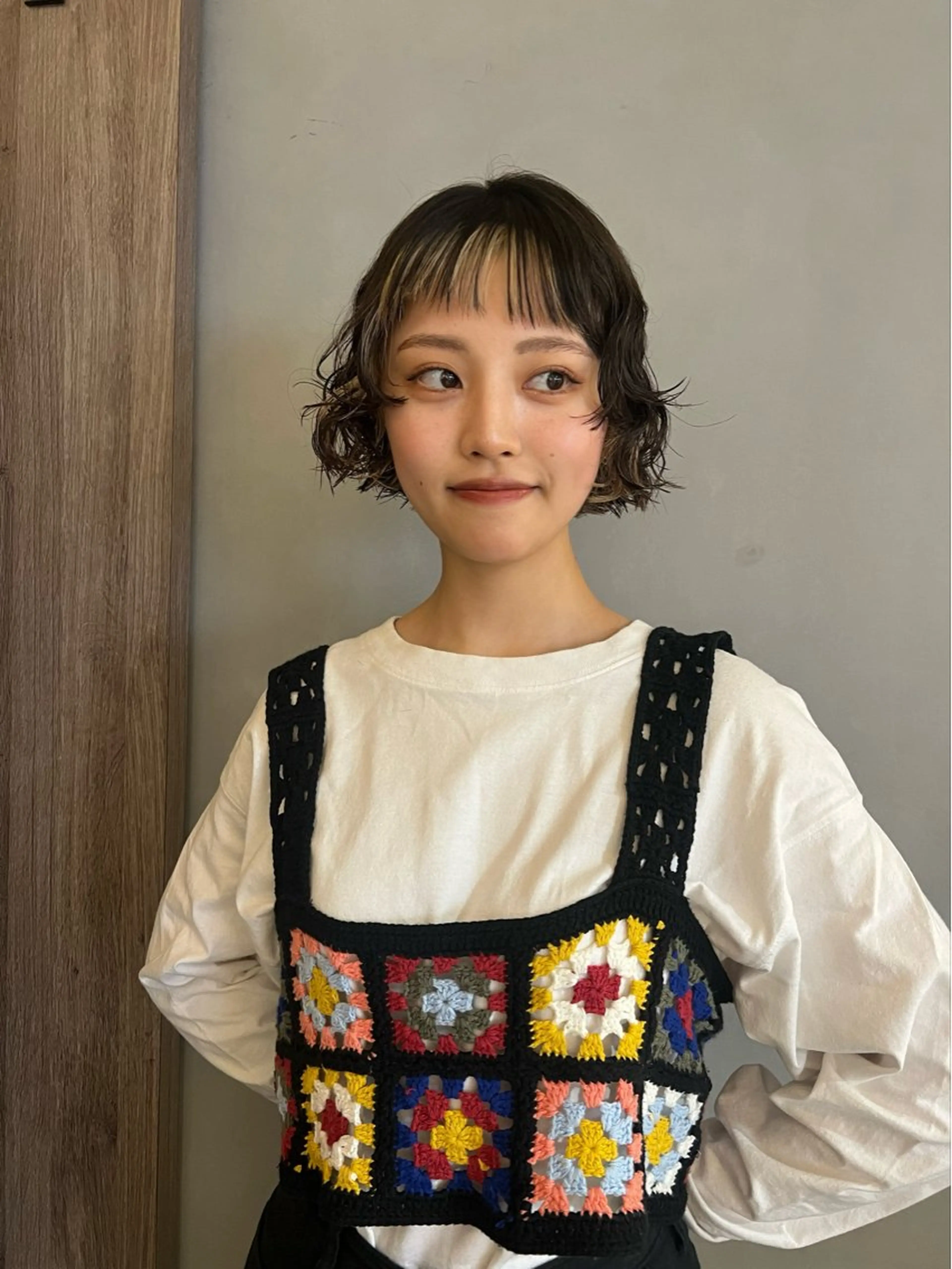 パーマ カット パーマ パーマ/ボブ,ロング ヤマシタミウ🌀のヘアスタイル