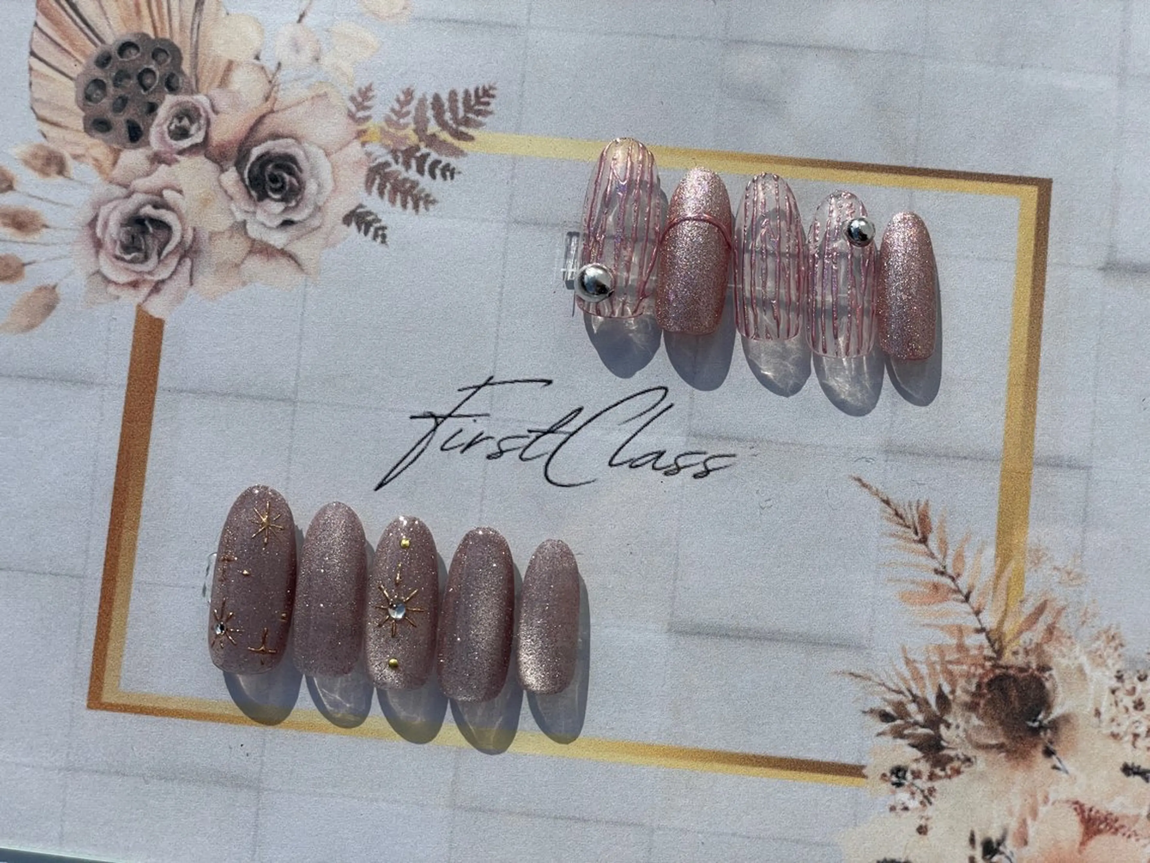 ネイル 長さ出し ハンドネイル 。 YURiのネイルデザイン