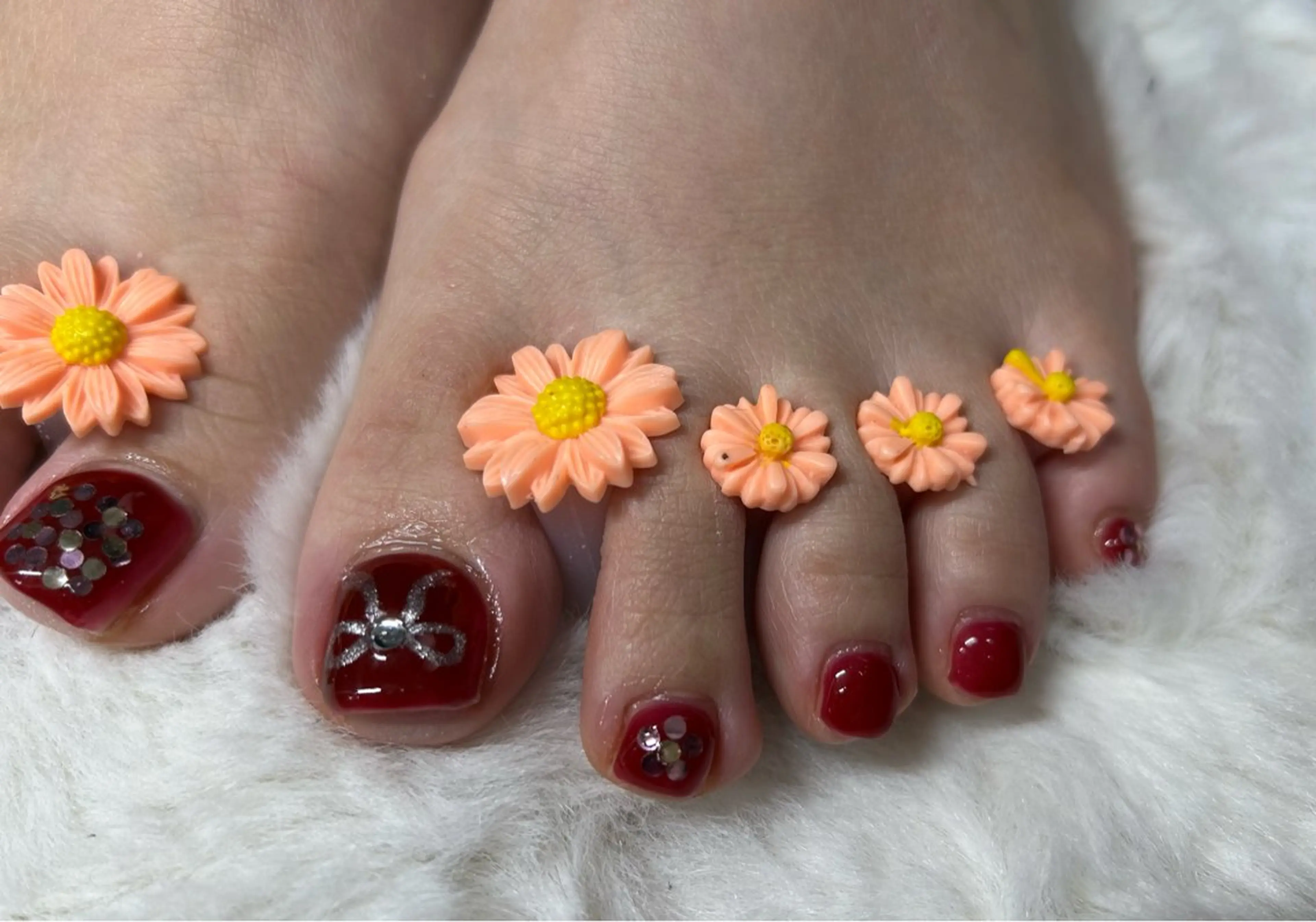 ネイル ハンドネイル フットネイル mermaid nailのネイルデザイン