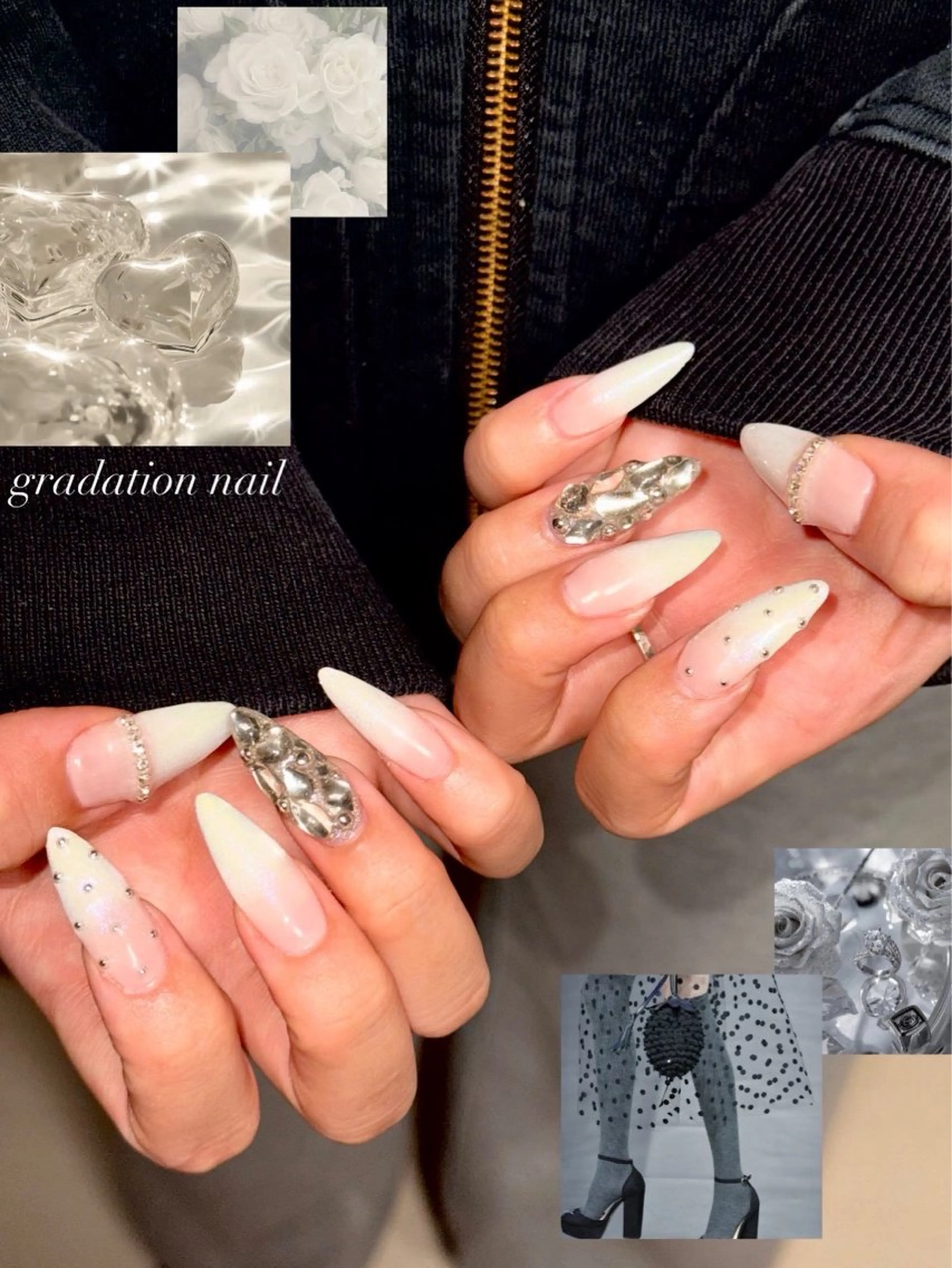 ネイル グラデーション ロングネイル ハンドネイル Salon Ｋのネイルデザイン