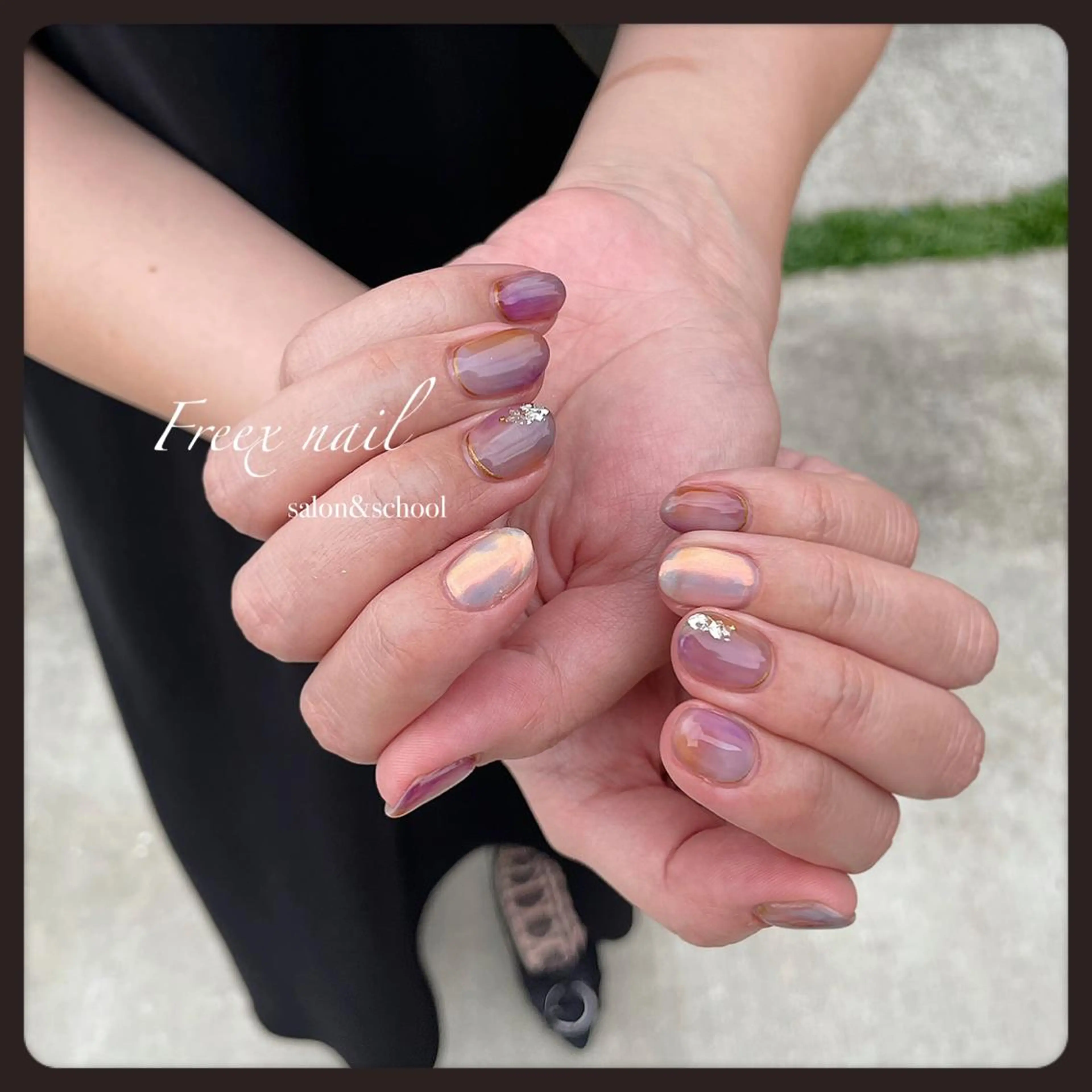 ネイル ハンドネイル ハンドケア freex nail /ニュアンス/個性派のネイルデザイン