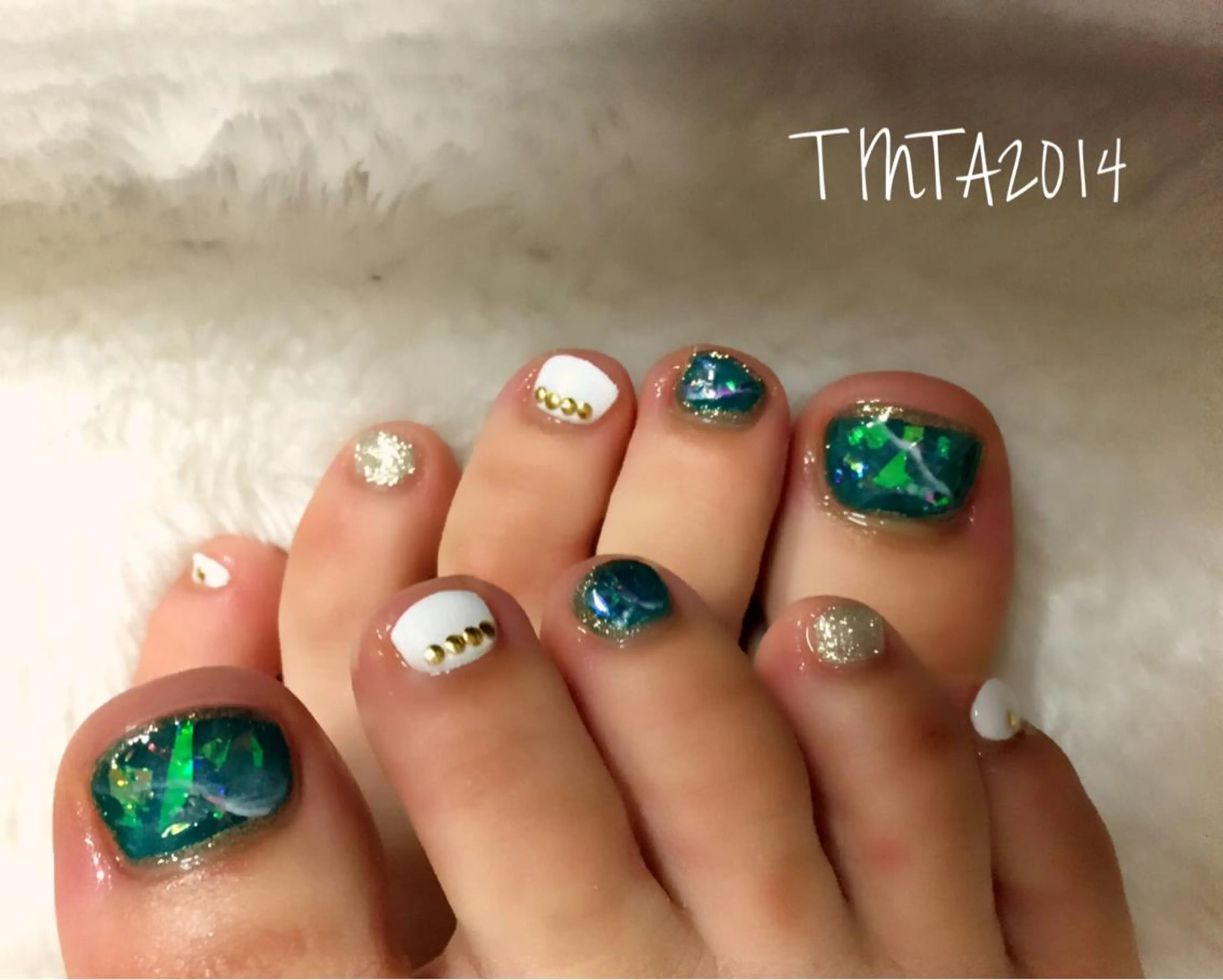 ネイル フットネイル ニュアンスネイル ネイルサロン ティンタ所属・馬場 典子のネイルデザイン