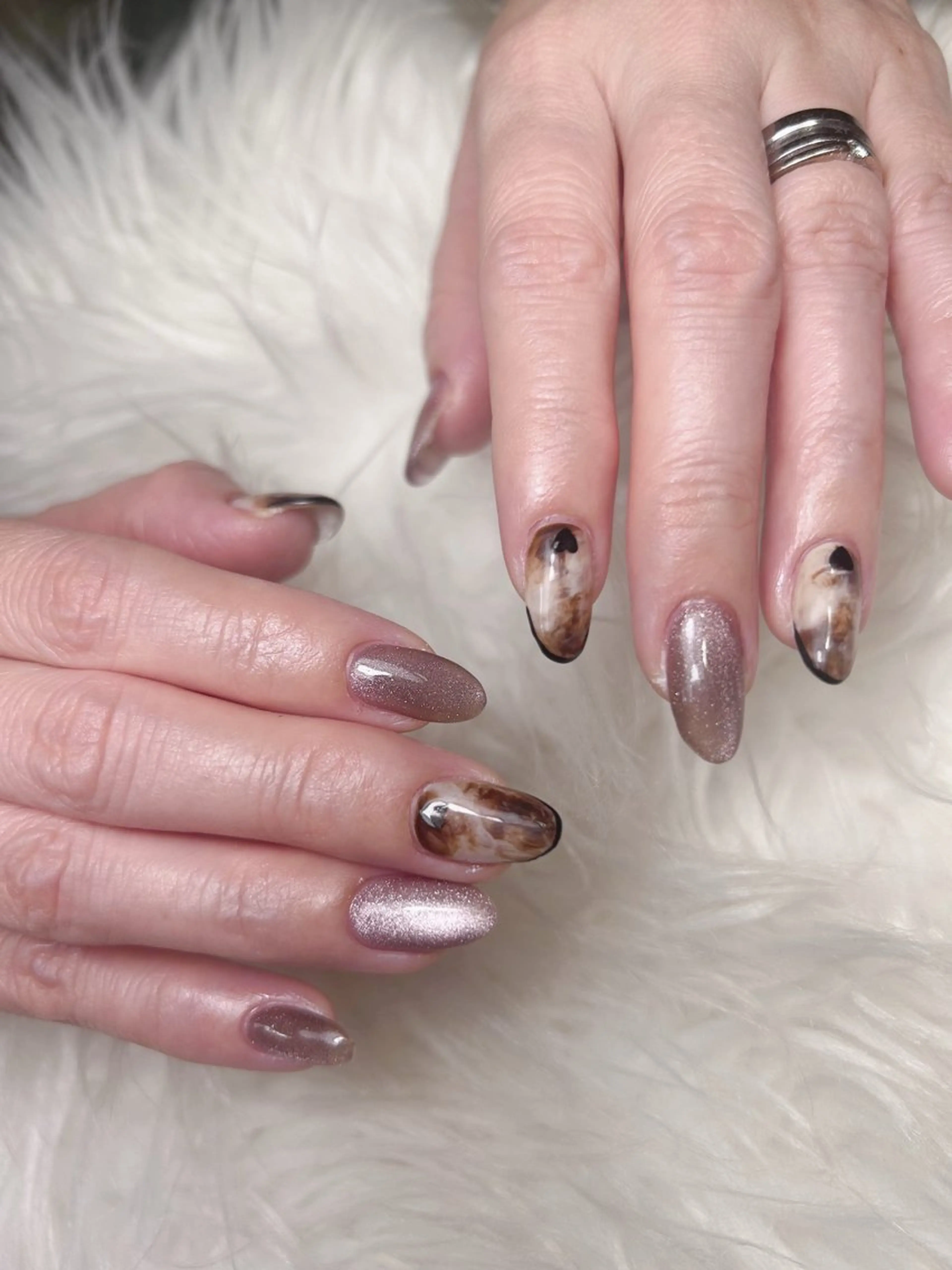 ミディアム 大崎 奈々のネイルデザイン