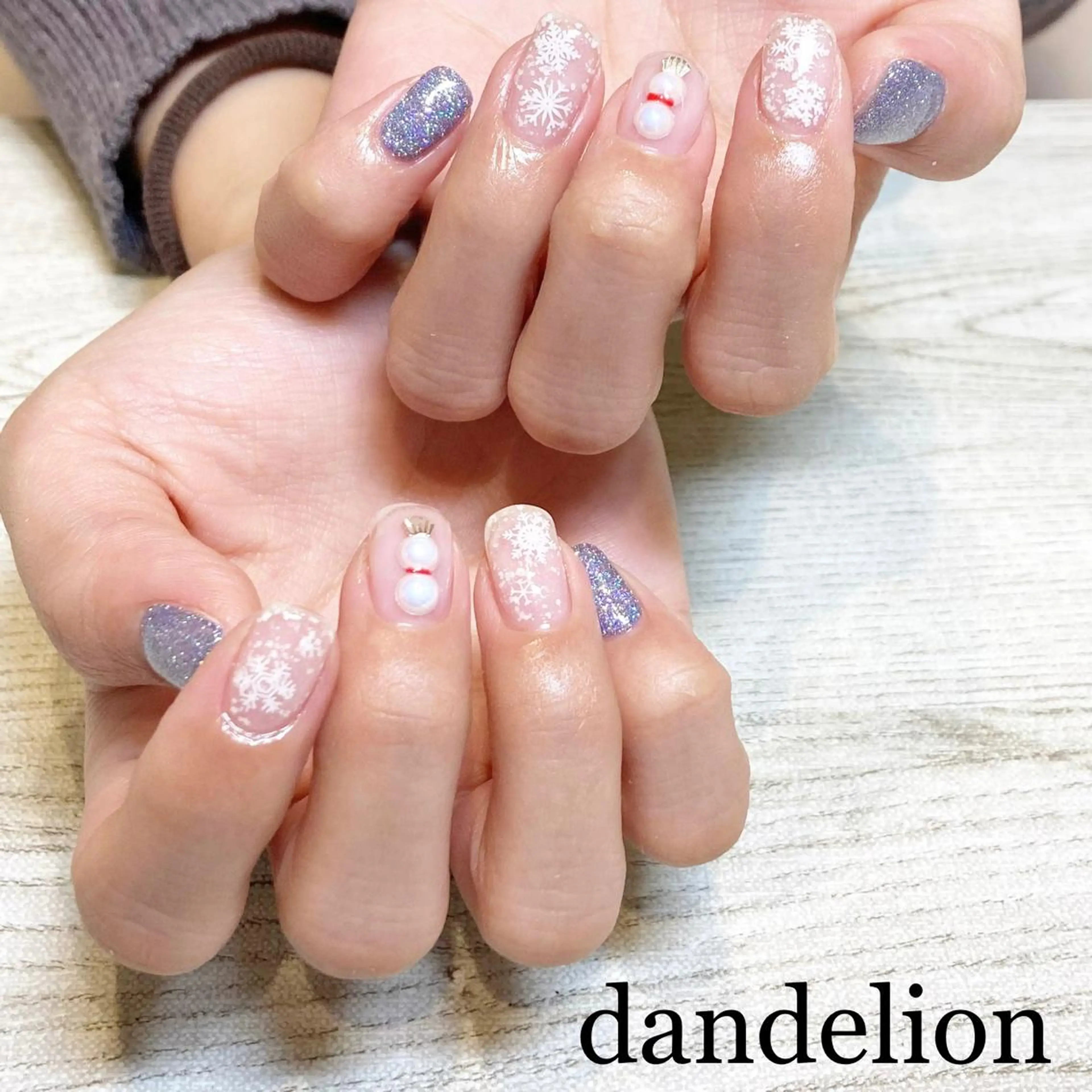 ネイル ハンドネイル ハンドケア dandelion ダンデライオンのネイルデザイン