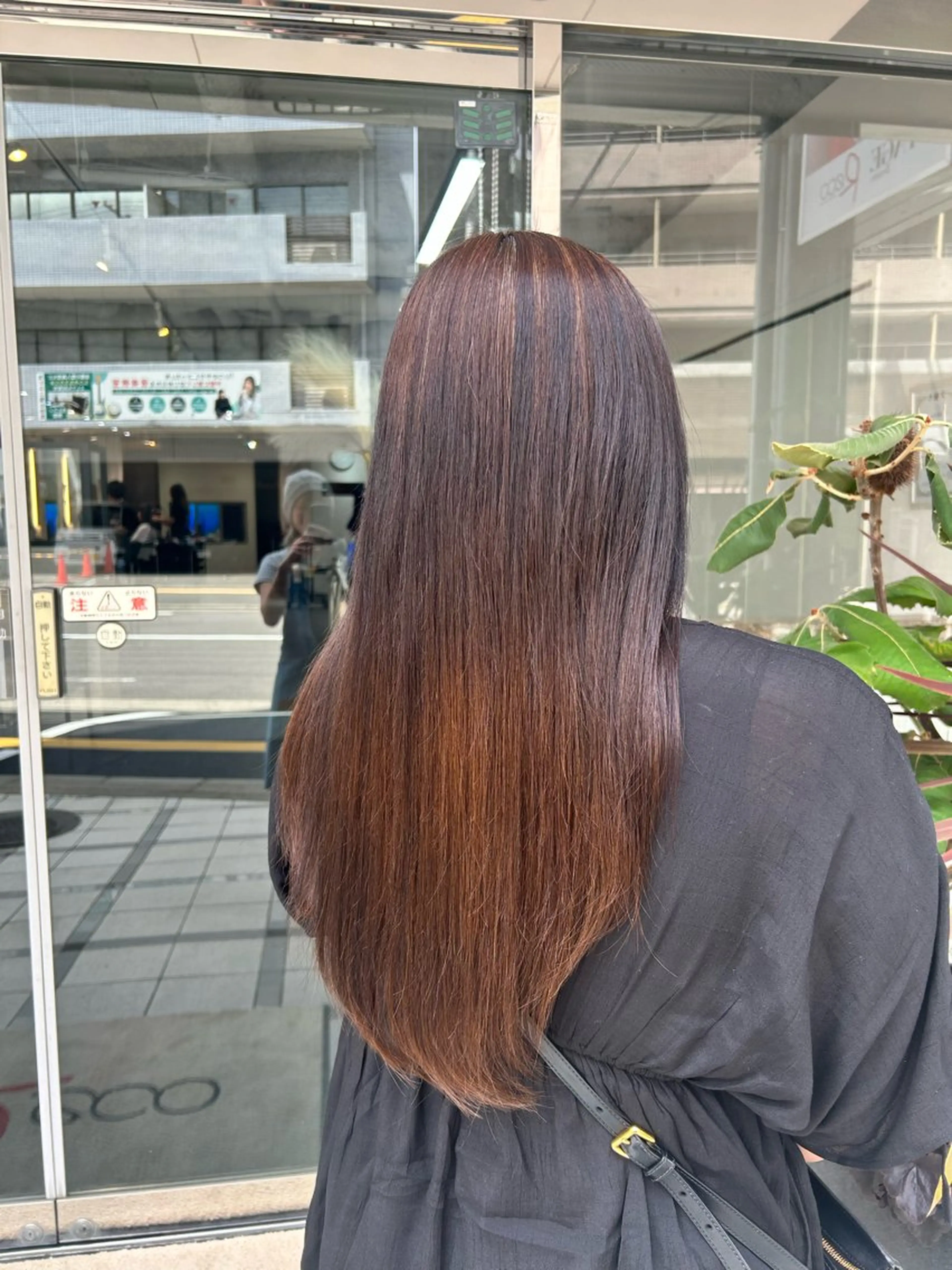 パーマ 縮毛矯正 縮毛矯正 西村 優那のヘアスタイル