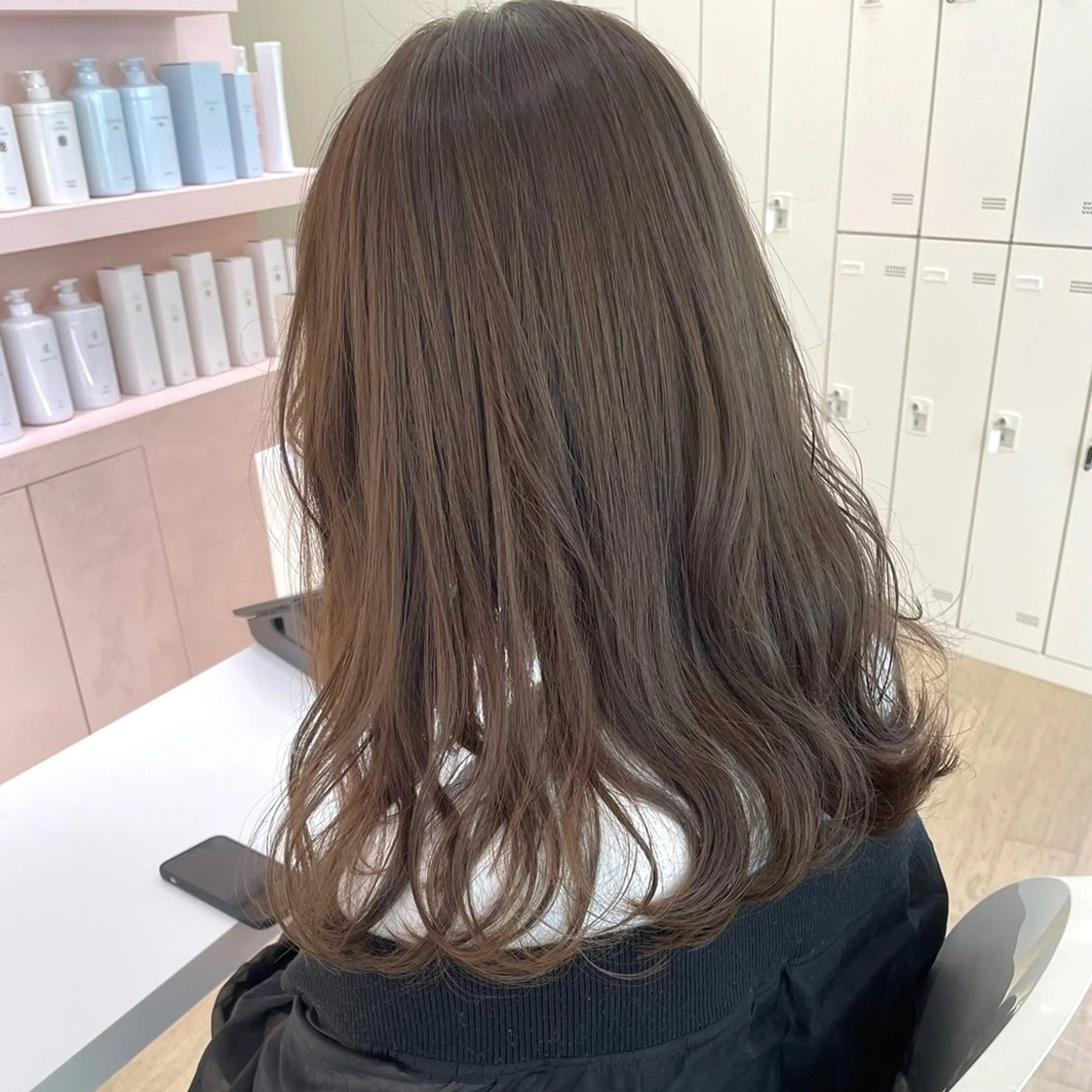 ミディアム カラー ヘアカラー ParveMix￤ 大賀さつき🍨🤍のヘアスタイル