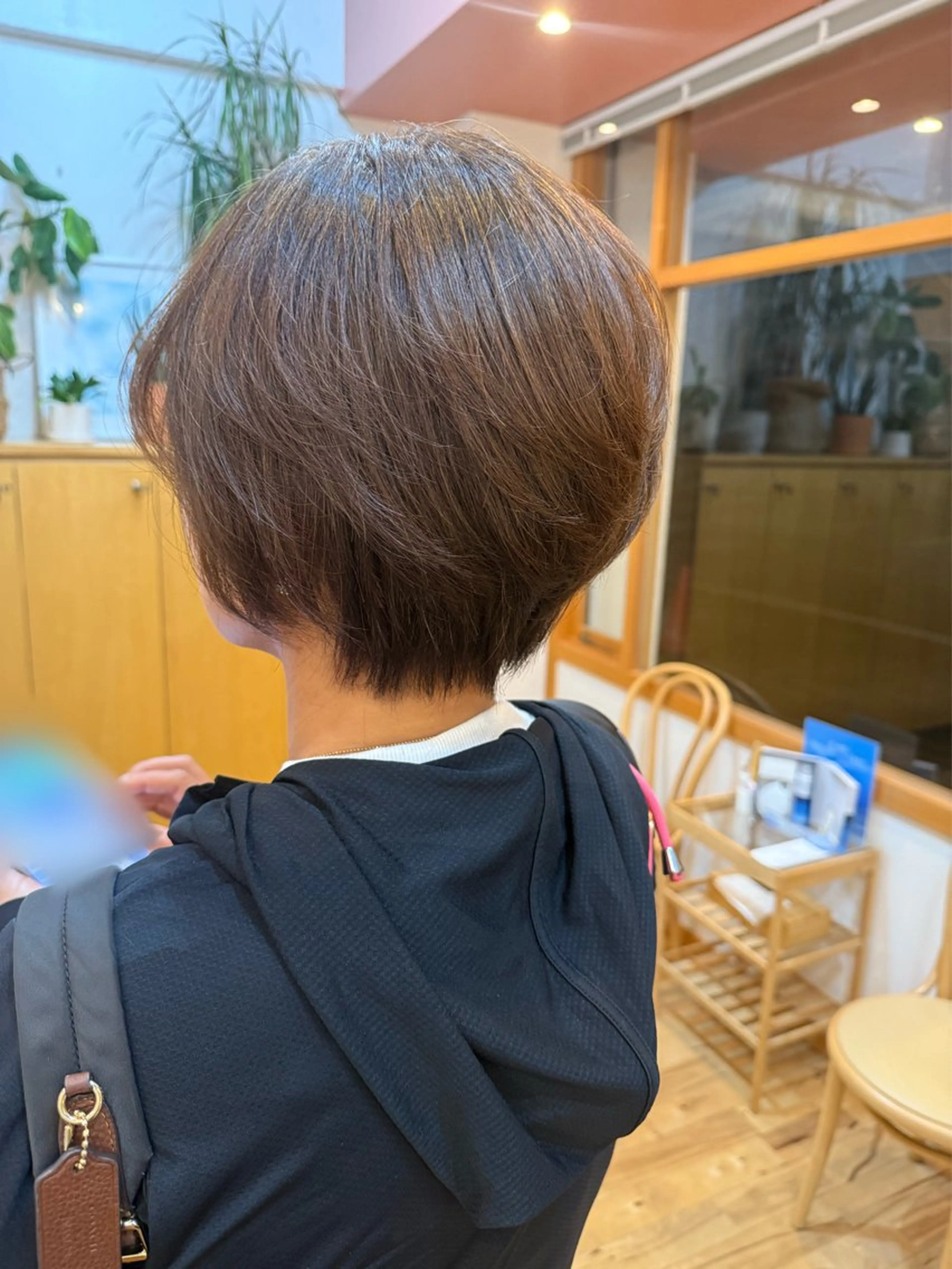 ショート 髪質改善/ハイライト 白髪ぼかし/艶カラーのヘアスタイル