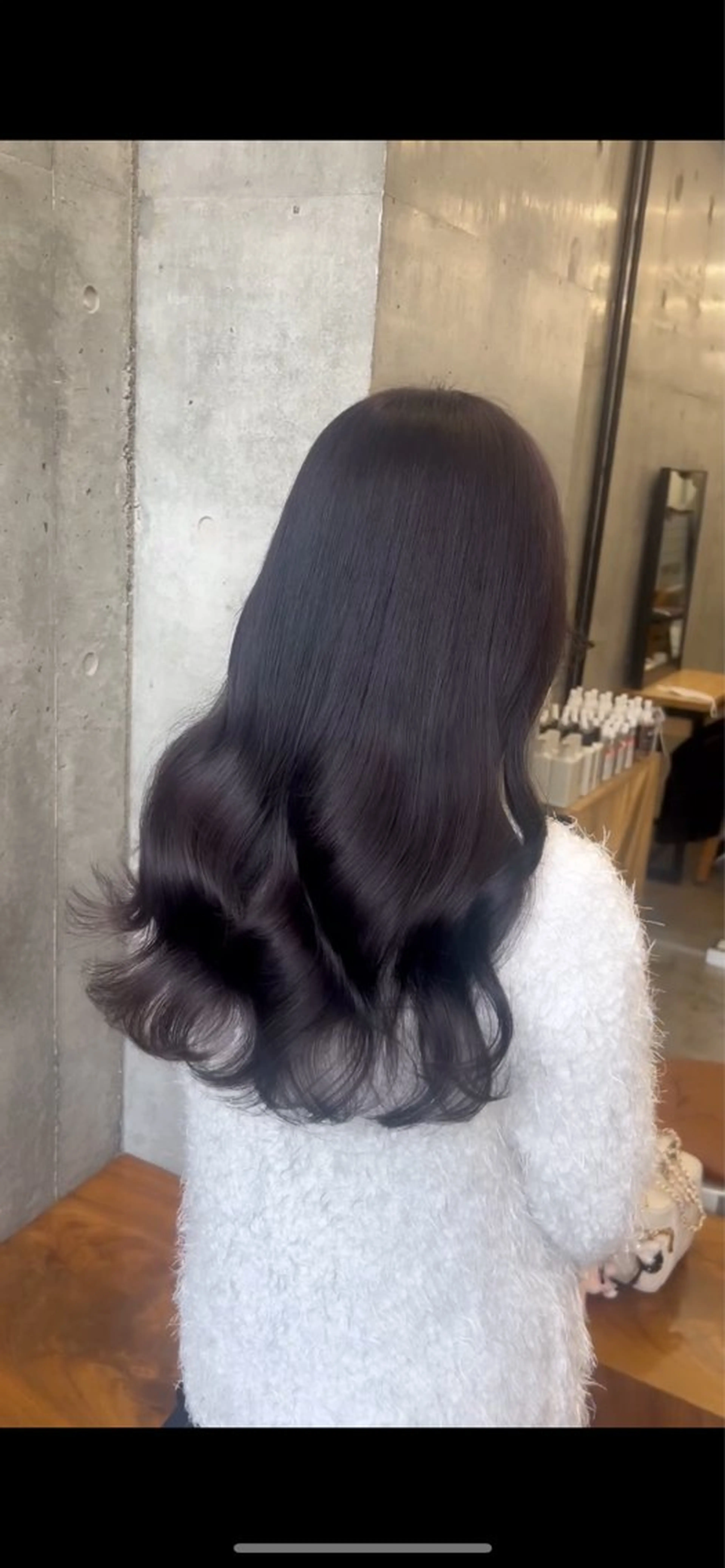 ロング カラー カット ヘアカラー トリートメント 🌷ラベンダーピンク 顔まわり🌷ねいろのヘアスタイル