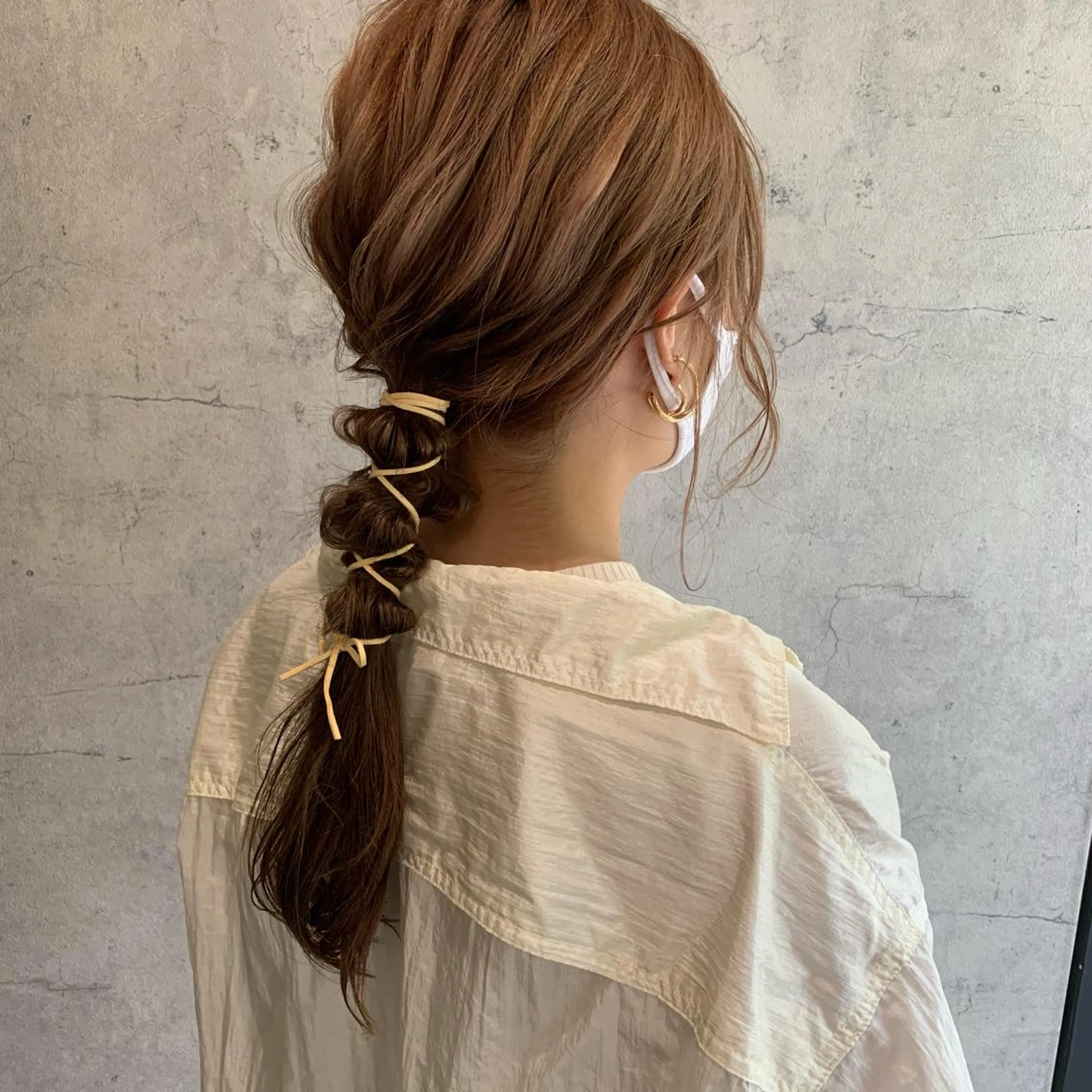 ロング ヘアアレンジ 片岡 由依のヘアスタイル