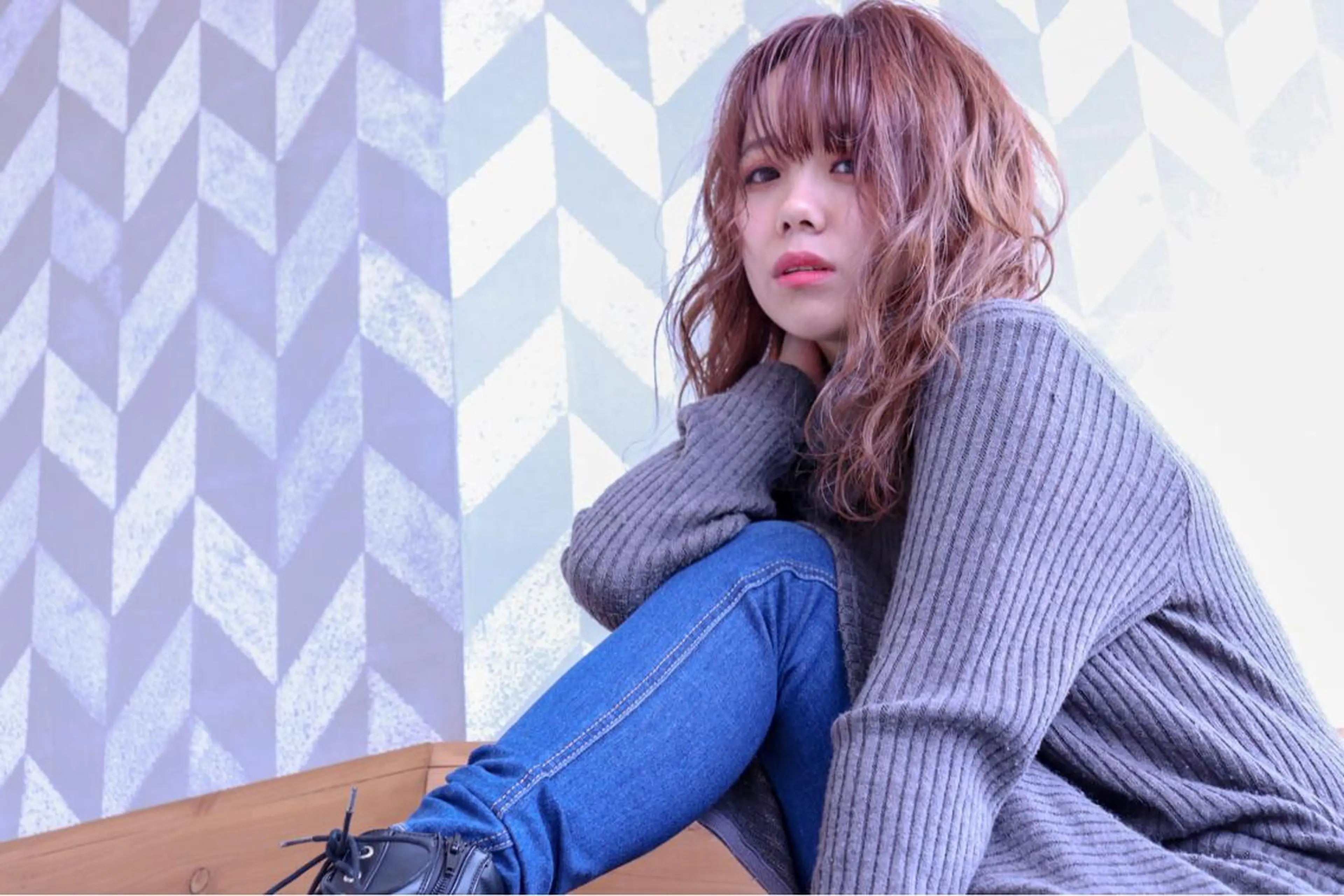 カラー mu ku.のヘアスタイル