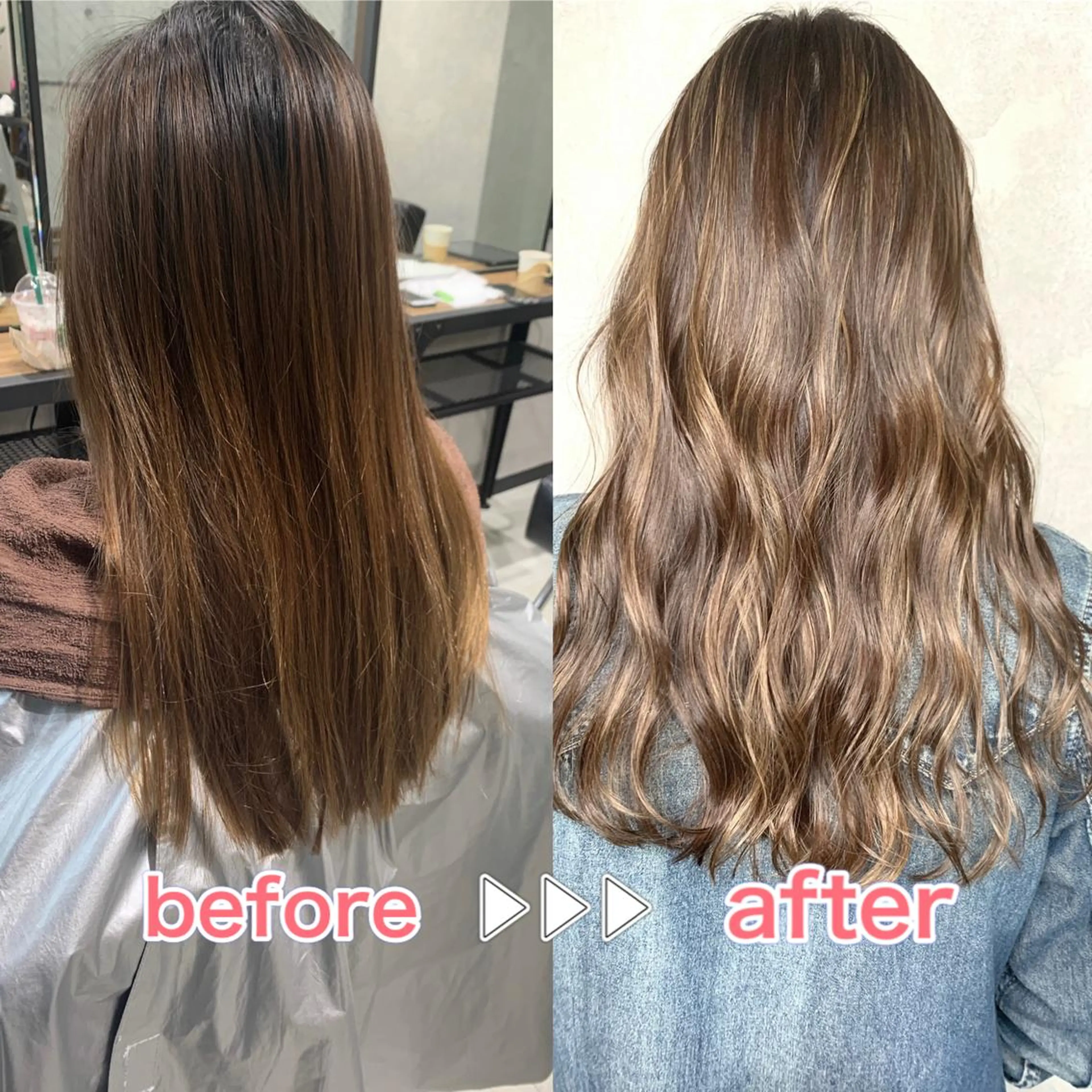 ロング カラー ブリーチ ケアブリーチ ハイライトカラー ハイライト ヘアカラー トリートメント 岡崎勇人/レイヤー/ 韓国/ケラチンTRのヘアスタイル