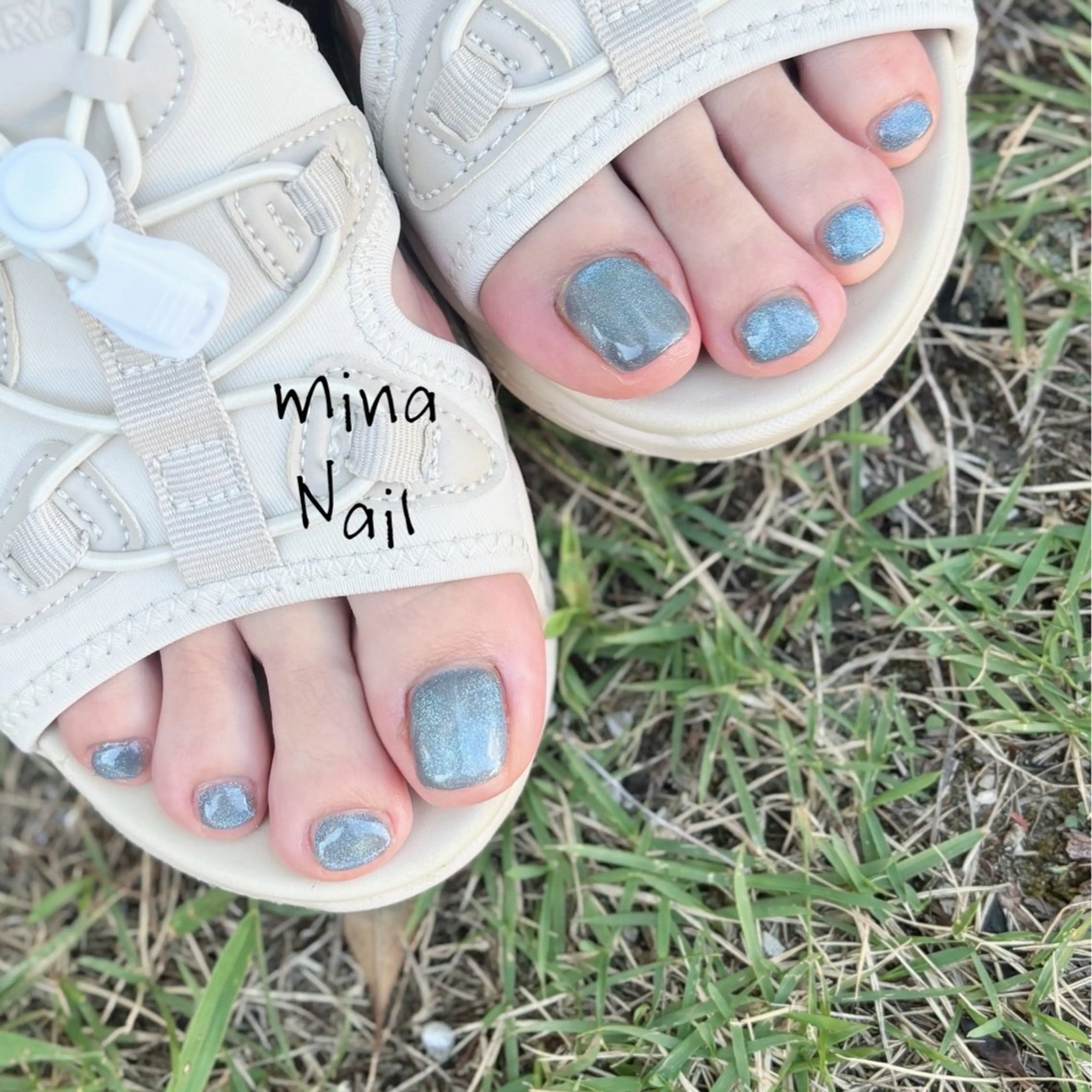 ネイル フットネイル マグネットネイル mina Nailのネイルデザイン