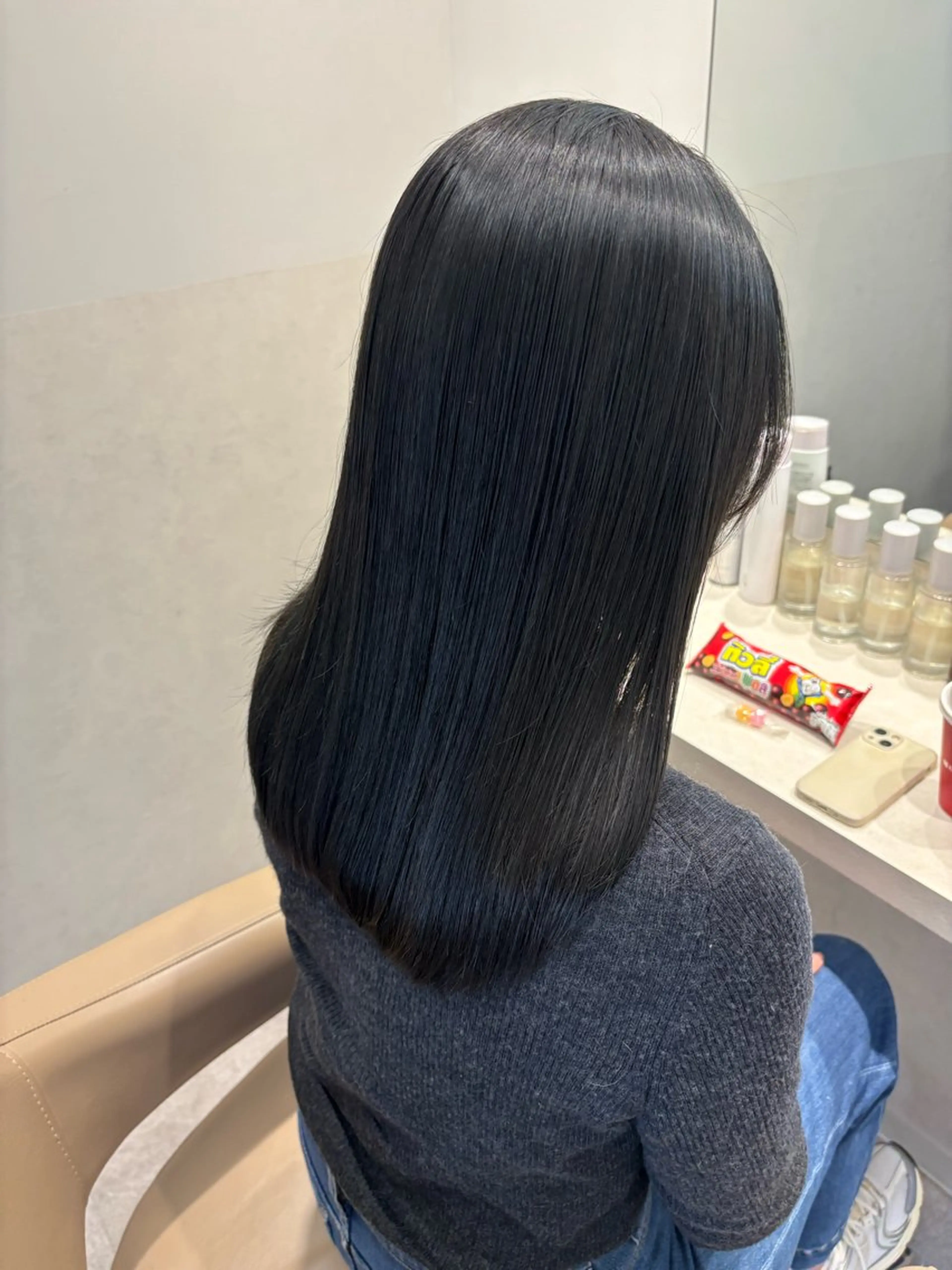 ミディアム カラー パーマ ヘアアレンジ オリーブカラー 髪質改善 トリートメント カット ヘアカラー トリートメント ヘッドスパ ヘアセット 押切 響　のヘアスタイル