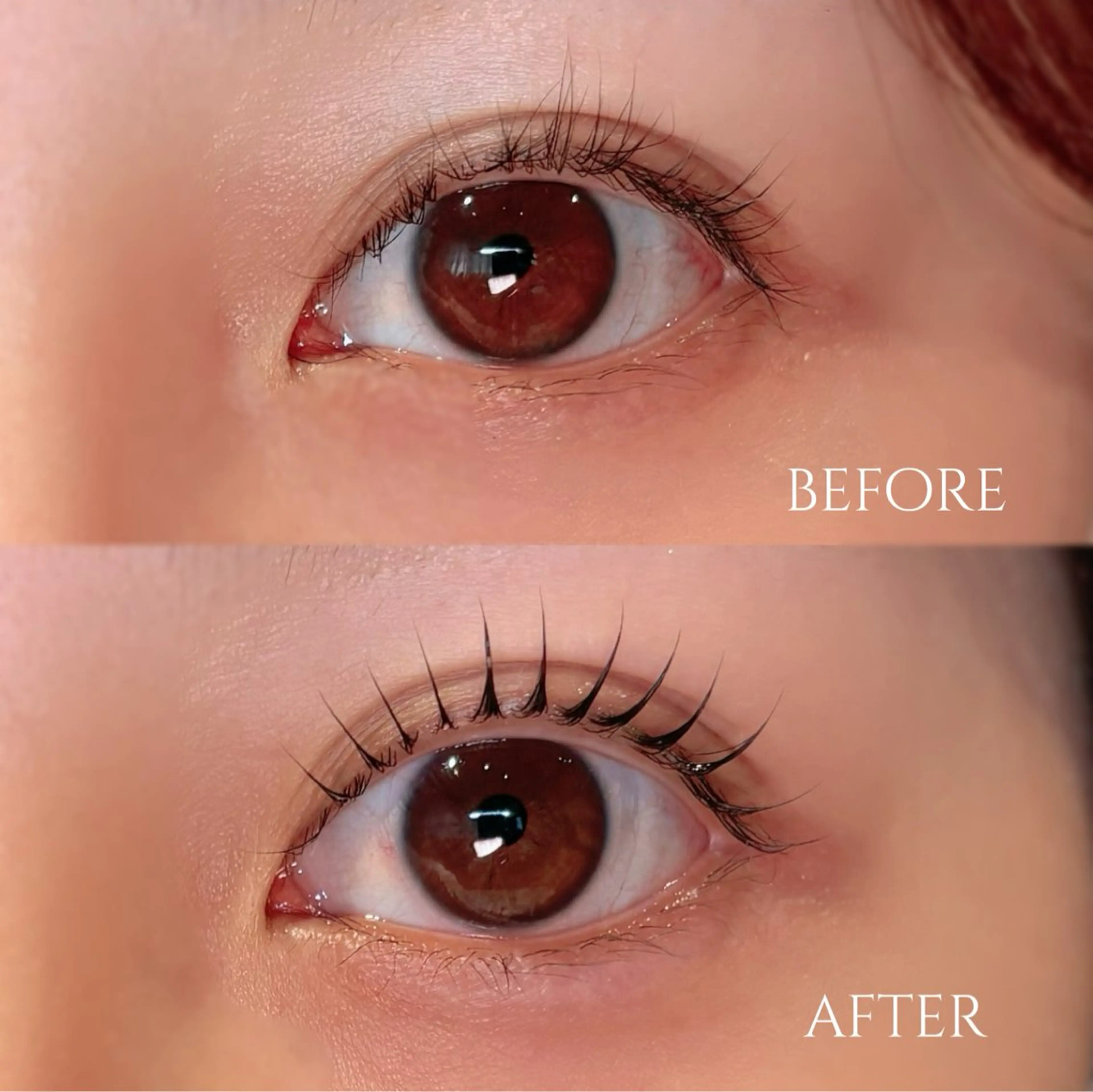 【平日当日限定】韓国式束感まつ毛パーマ¥4400の写真