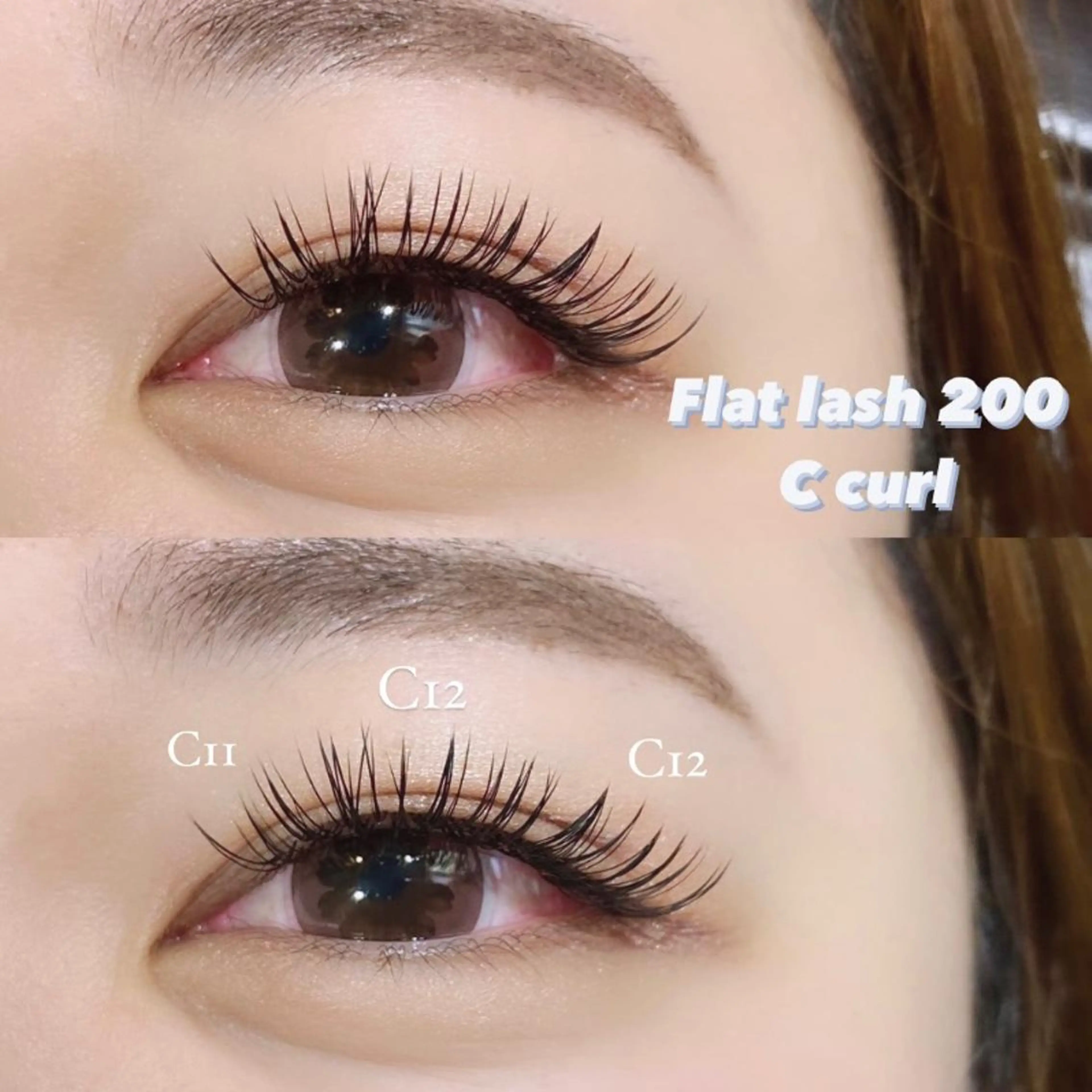 マツエク・マツパ フラットラッシュ Aya 🖤Be__ 中目黒のマツエク・マツパデザイン