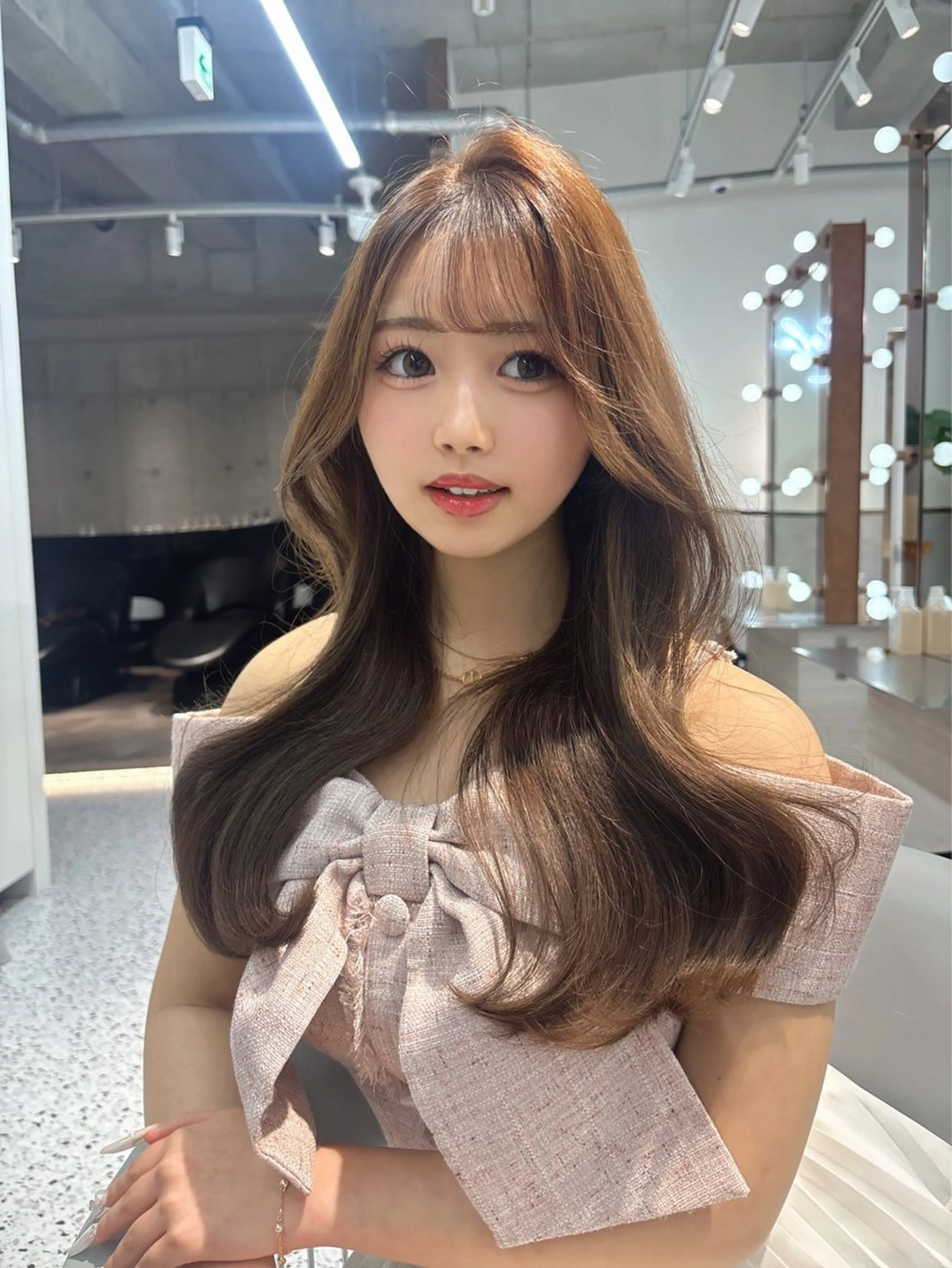 ロング カラー ヘアカラー 髪質改善×韓国ヘアサロン　Role 博多【ロール】所属・🤍韓国ワンホンヘア ayaha🤍のヘアスタイル