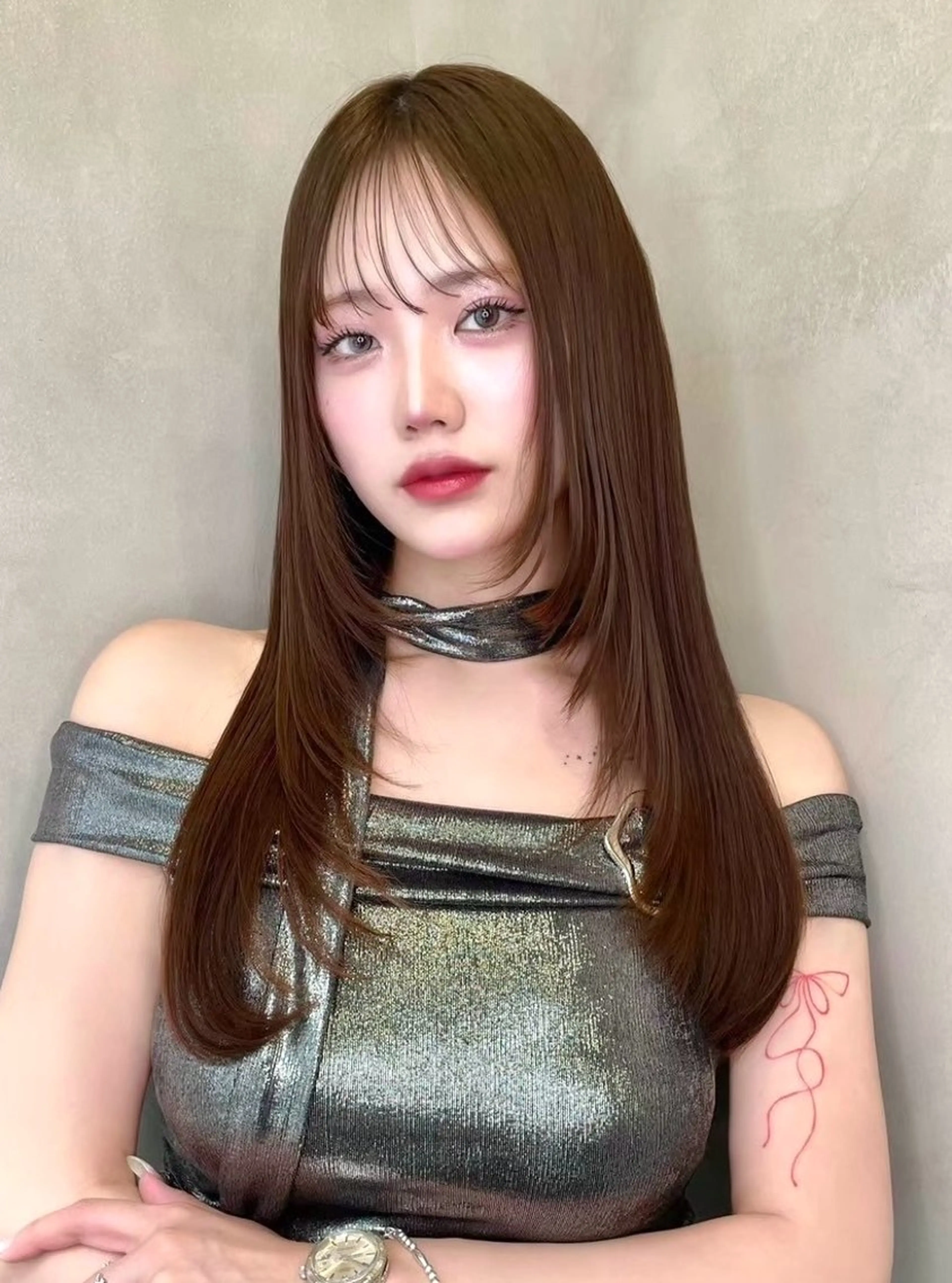 【✨次世代型うねり改善✨】【カット✂️＋透明感カラー🌈＋コアミー6ステップトリートメント🫧】の写真