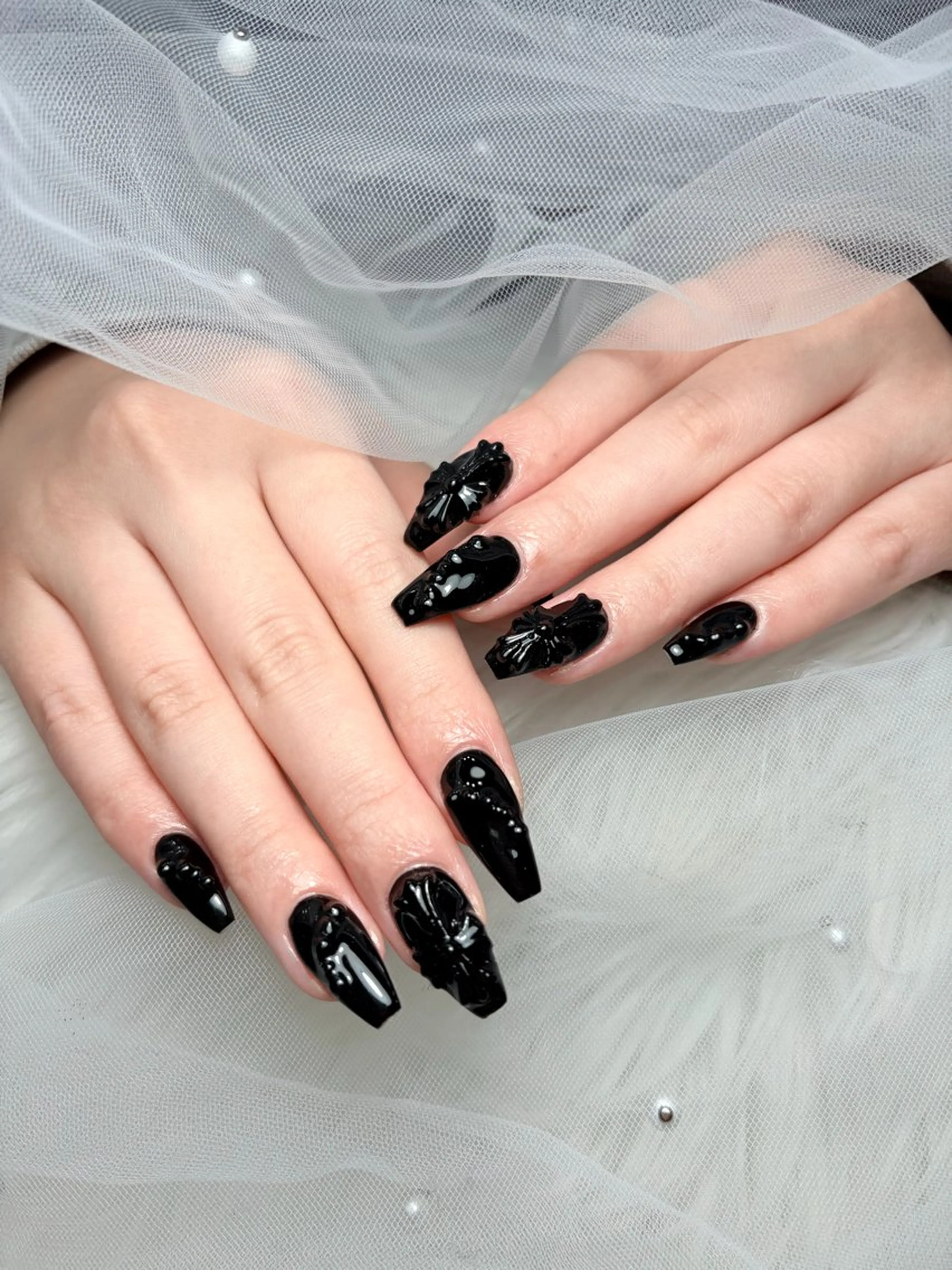 ネイル アートネイル 長さ出し ジェルネイル マグネットネイル ニュアンスネイル ハンドネイル Cloudy Chan Nailのネイルデザイン