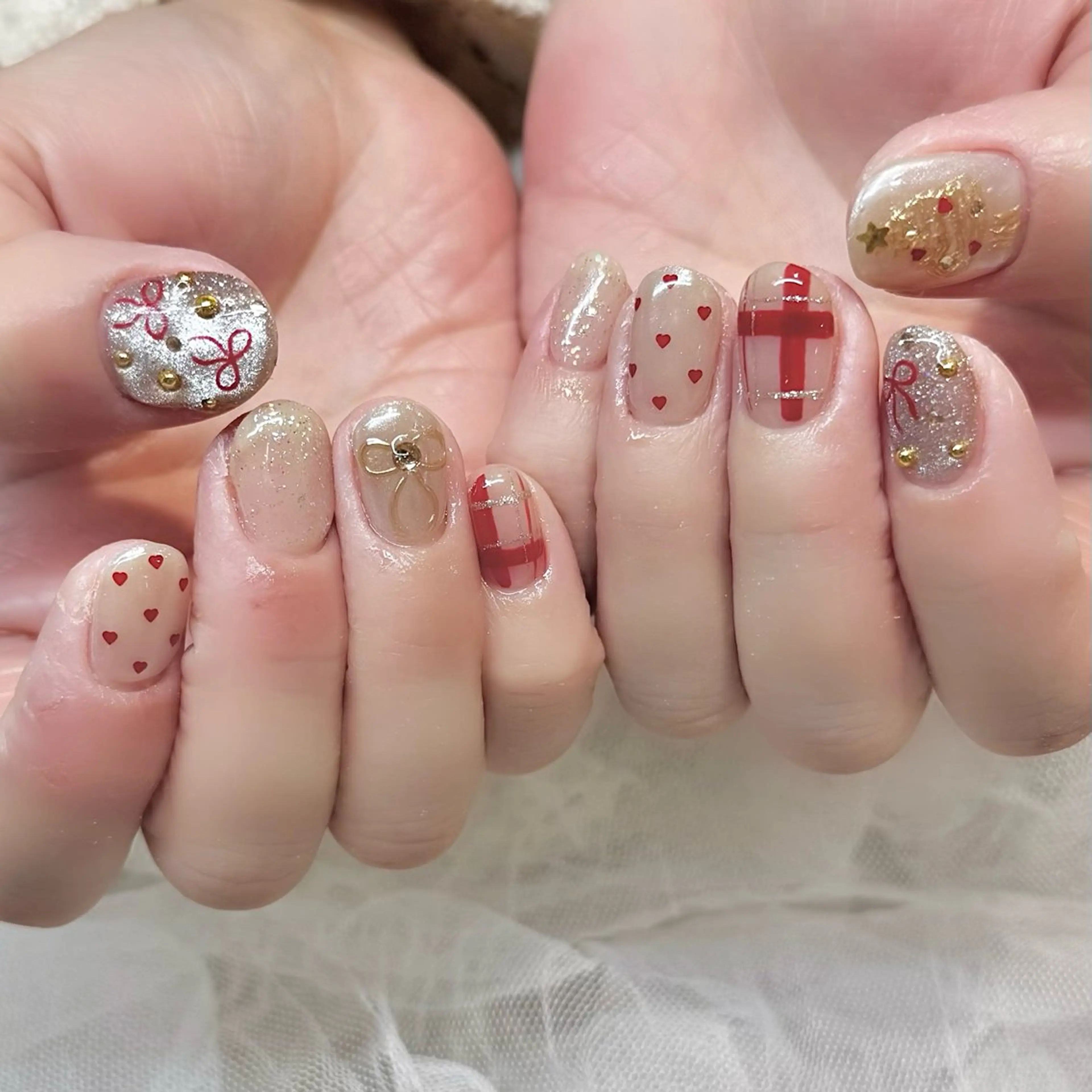 ネイル ハンドネイル 新井 ひなののネイルデザイン