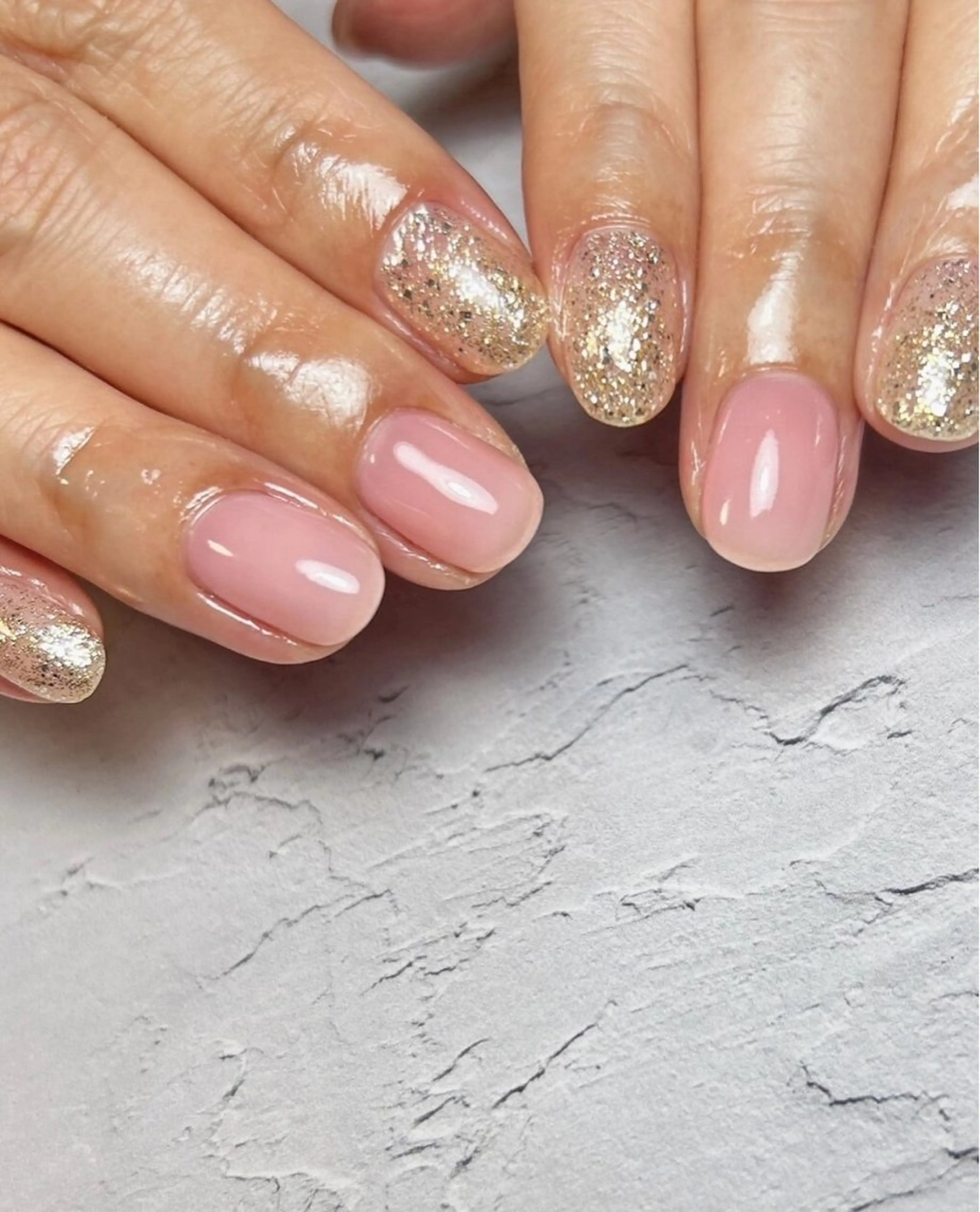 ネイル シンプルネイル ハンドネイル Li-Fra JINNOのネイルデザイン